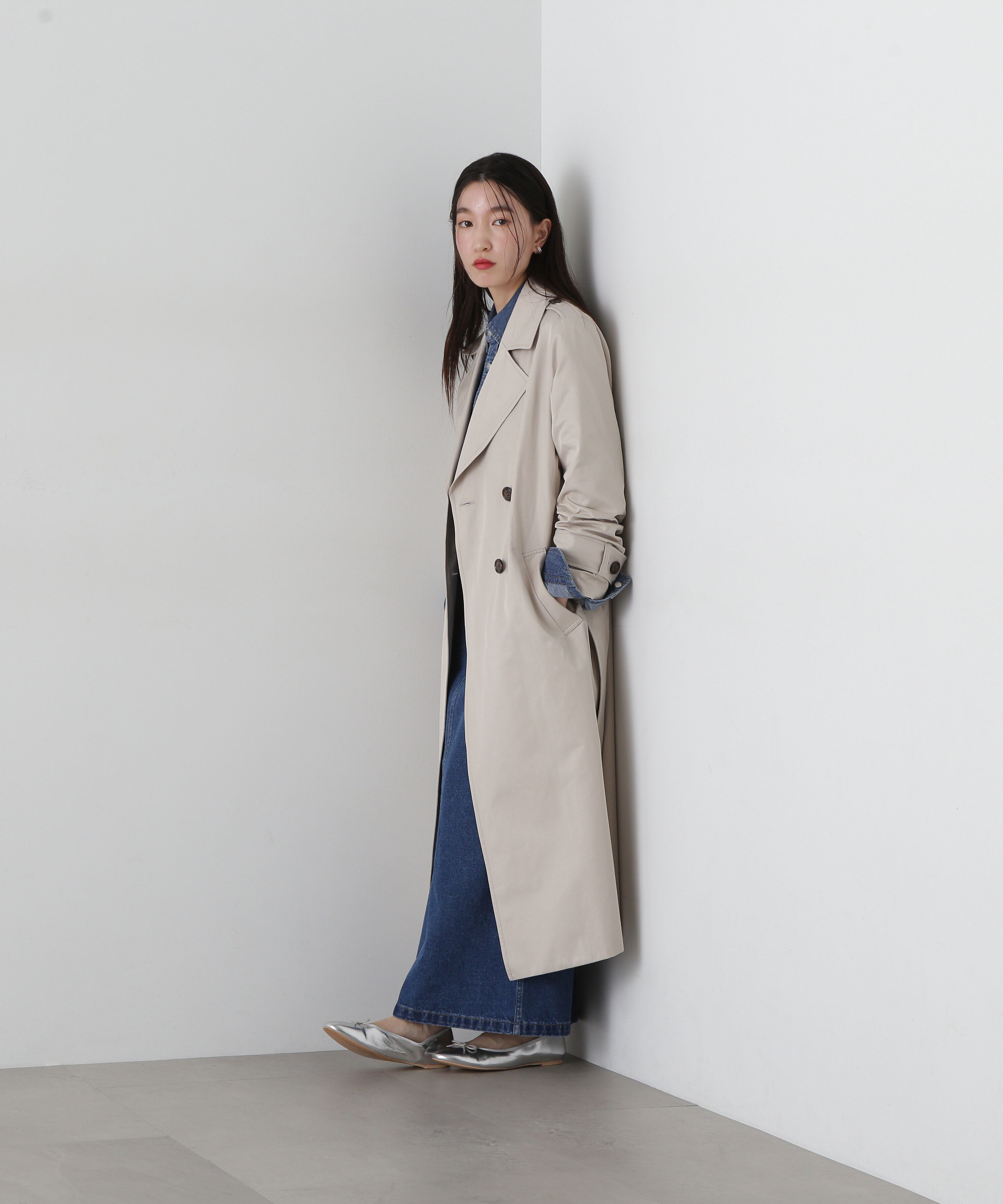  「ボックスシルエットトレンチコート」|その他|