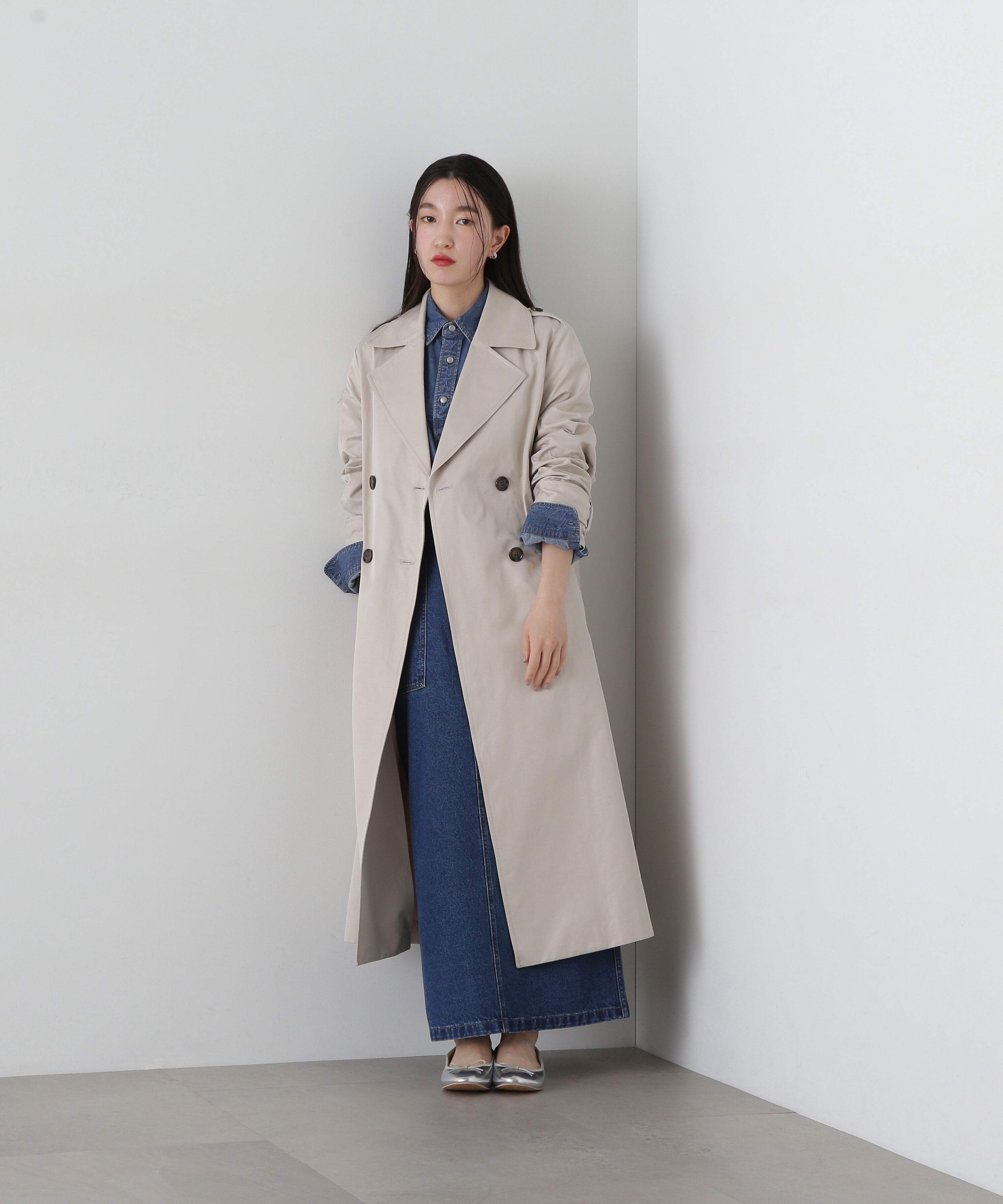  「ボックスシルエットトレンチコート」|その他|