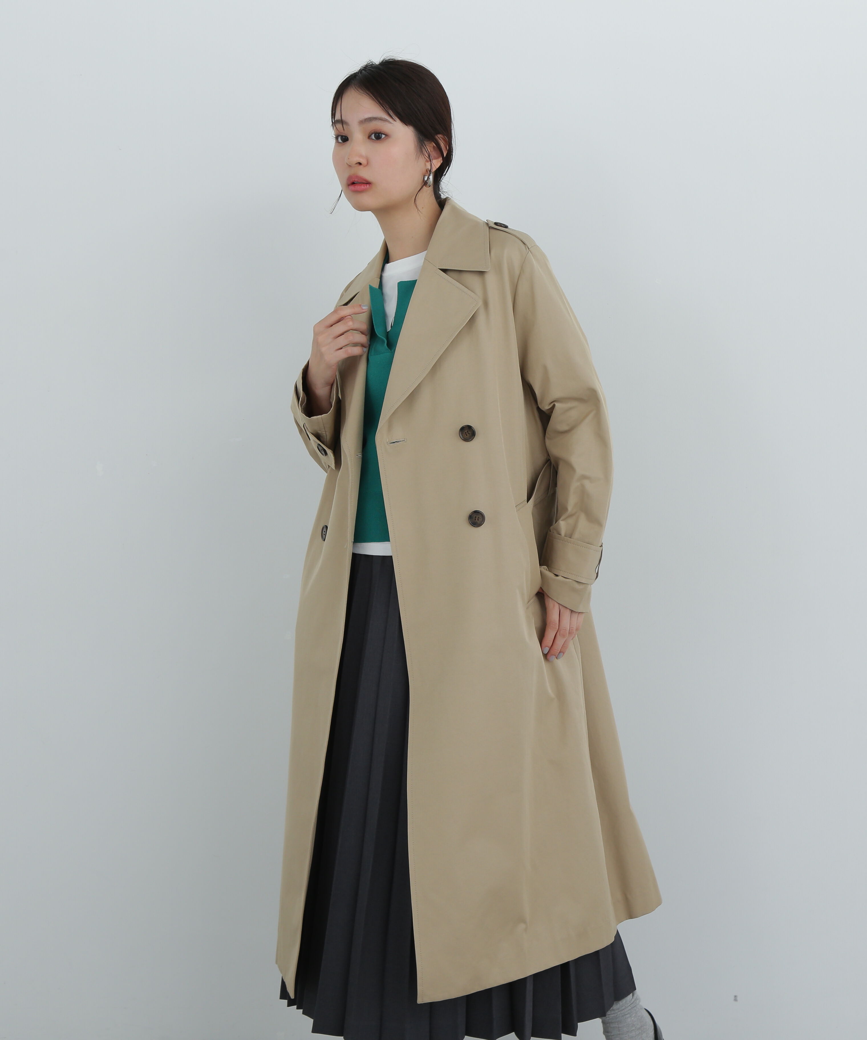  「ボックスシルエットトレンチコート」|その他|