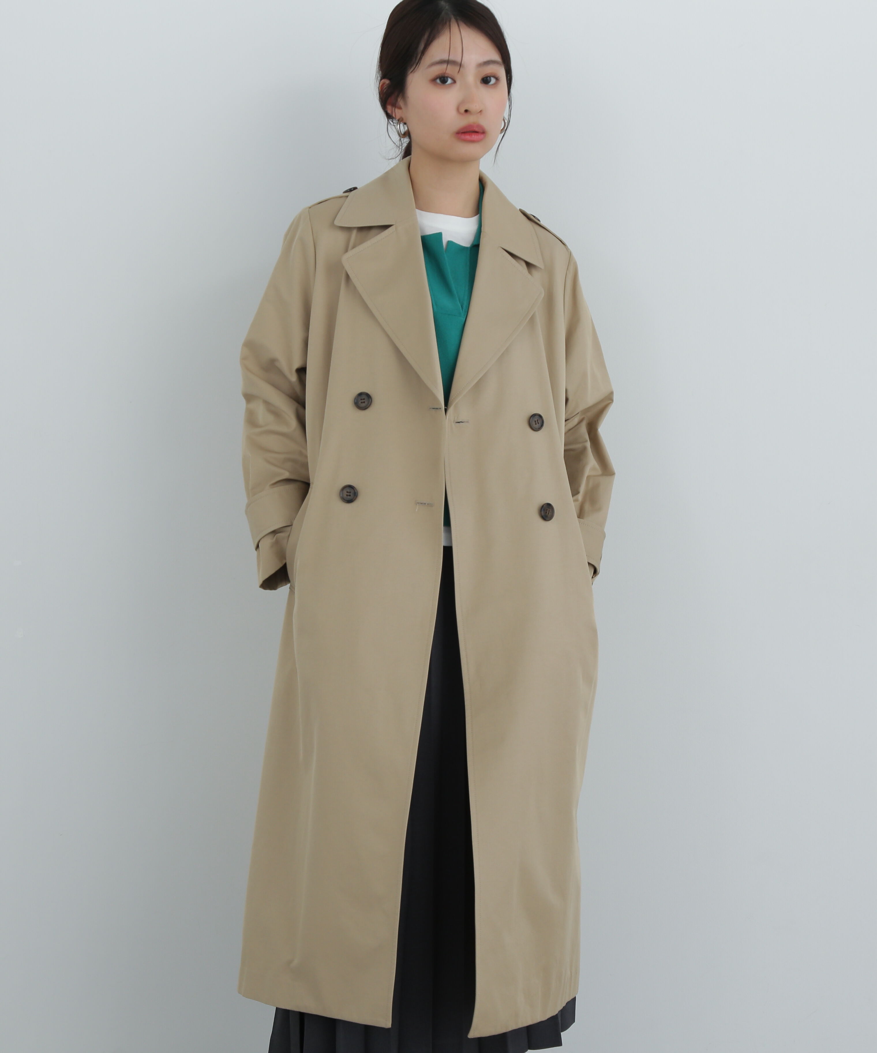 「ボックスシルエットトレンチコート」|その他|