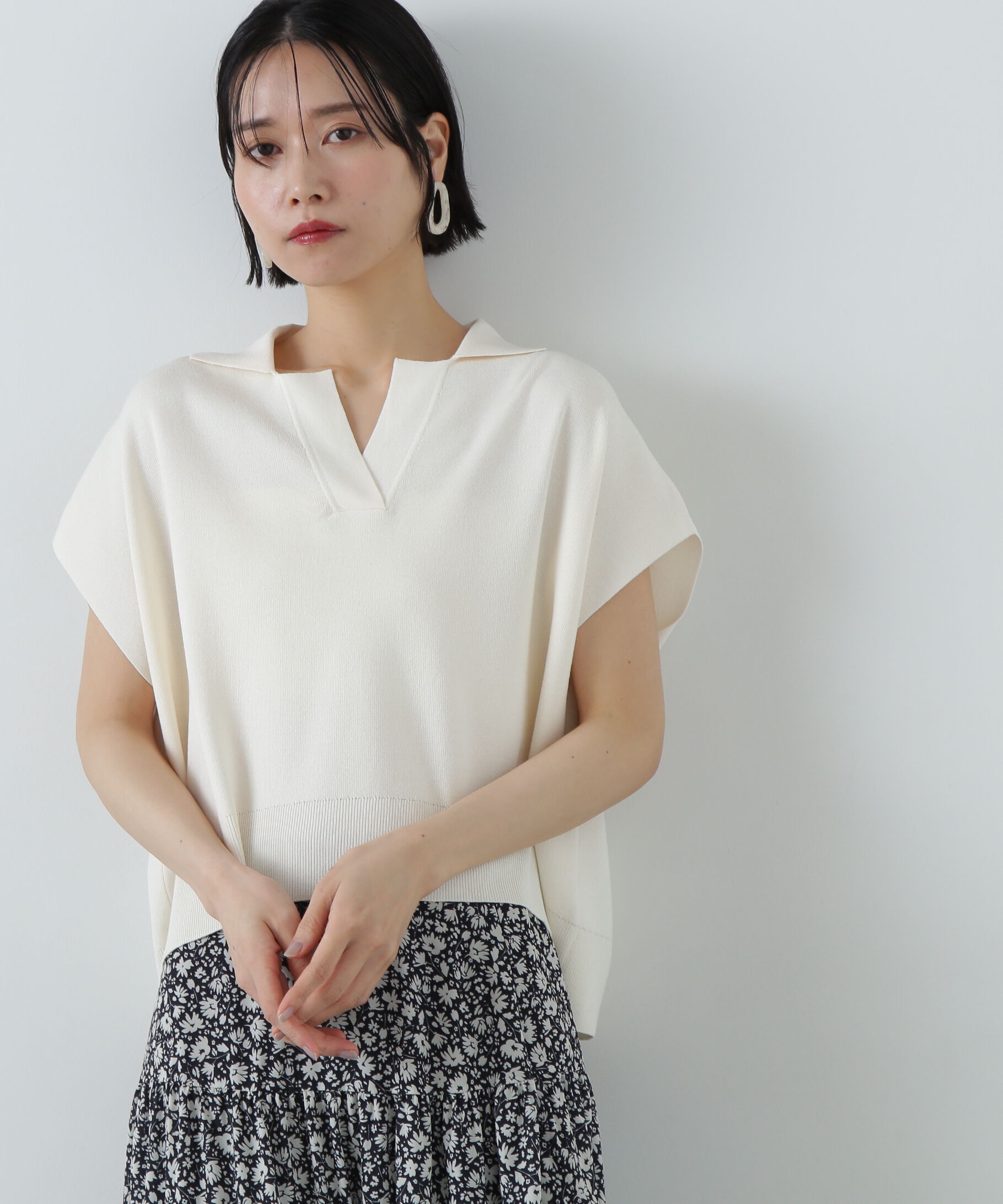  「リラックスポロニット」|ニット・セーター|