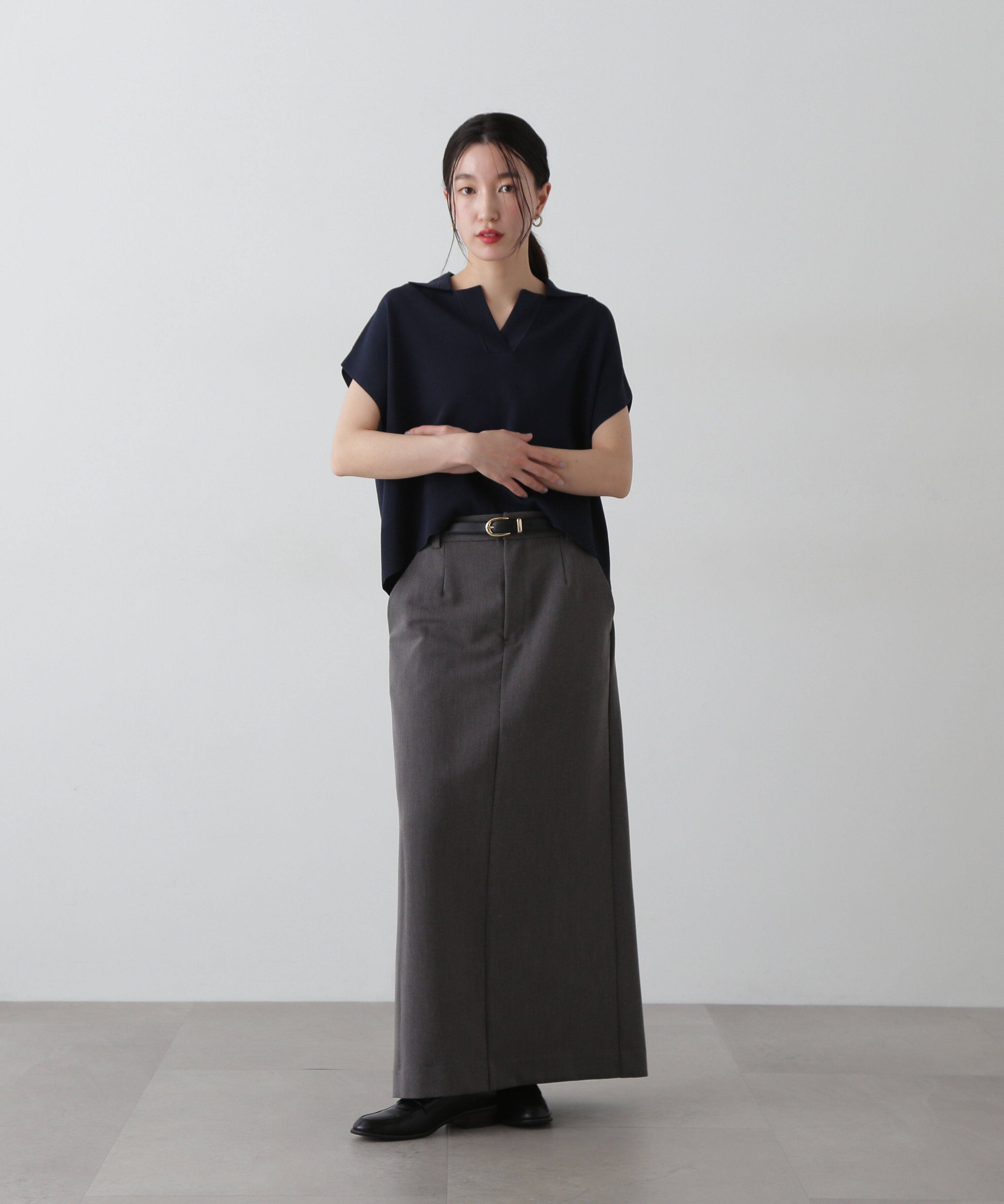  「リラックスポロニット」|ニット・セーター|