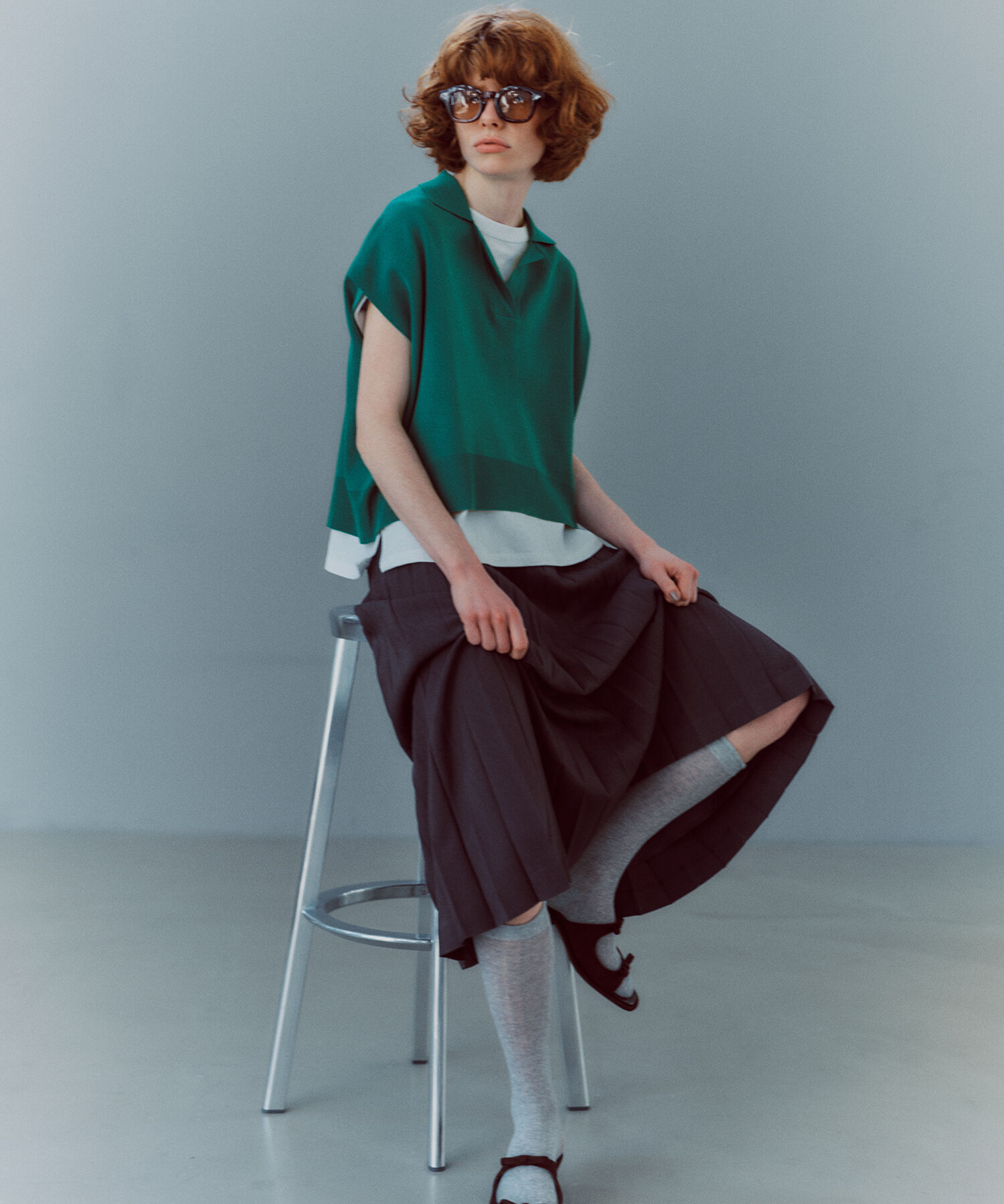  「リラックスポロニット」|ニット・セーター|