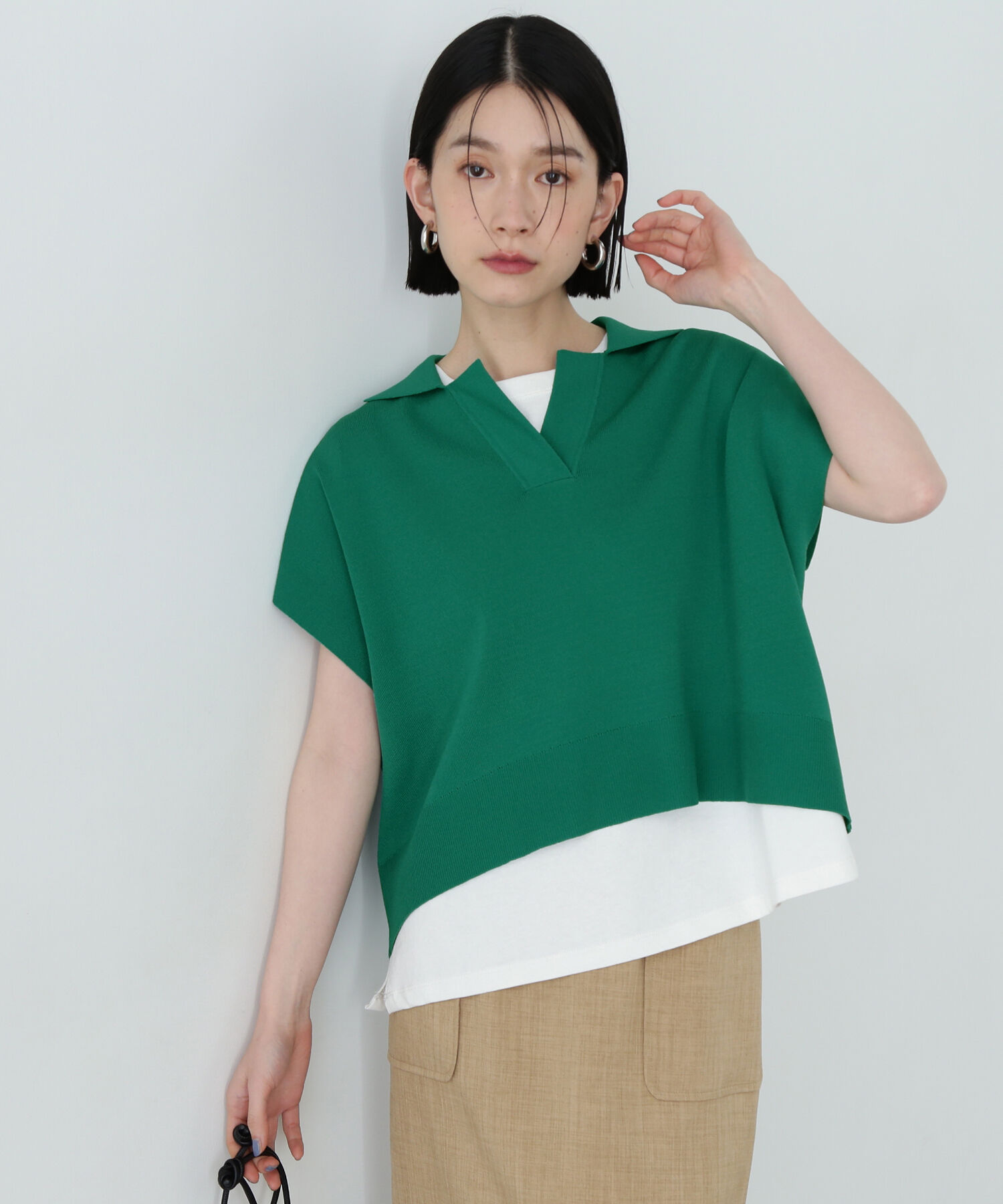  「リラックスポロニット」|ニット・セーター|