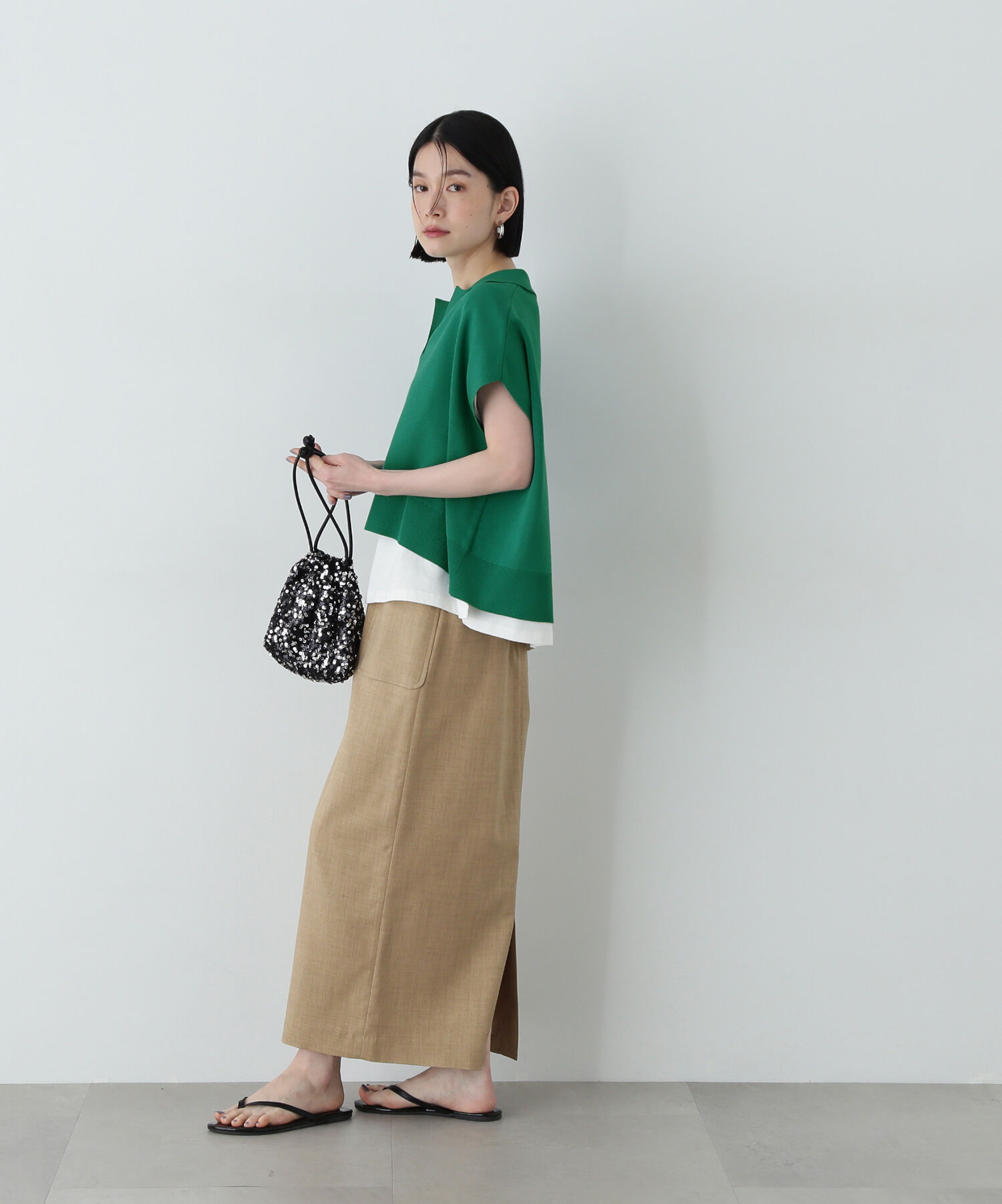  「リラックスポロニット」|ニット・セーター|