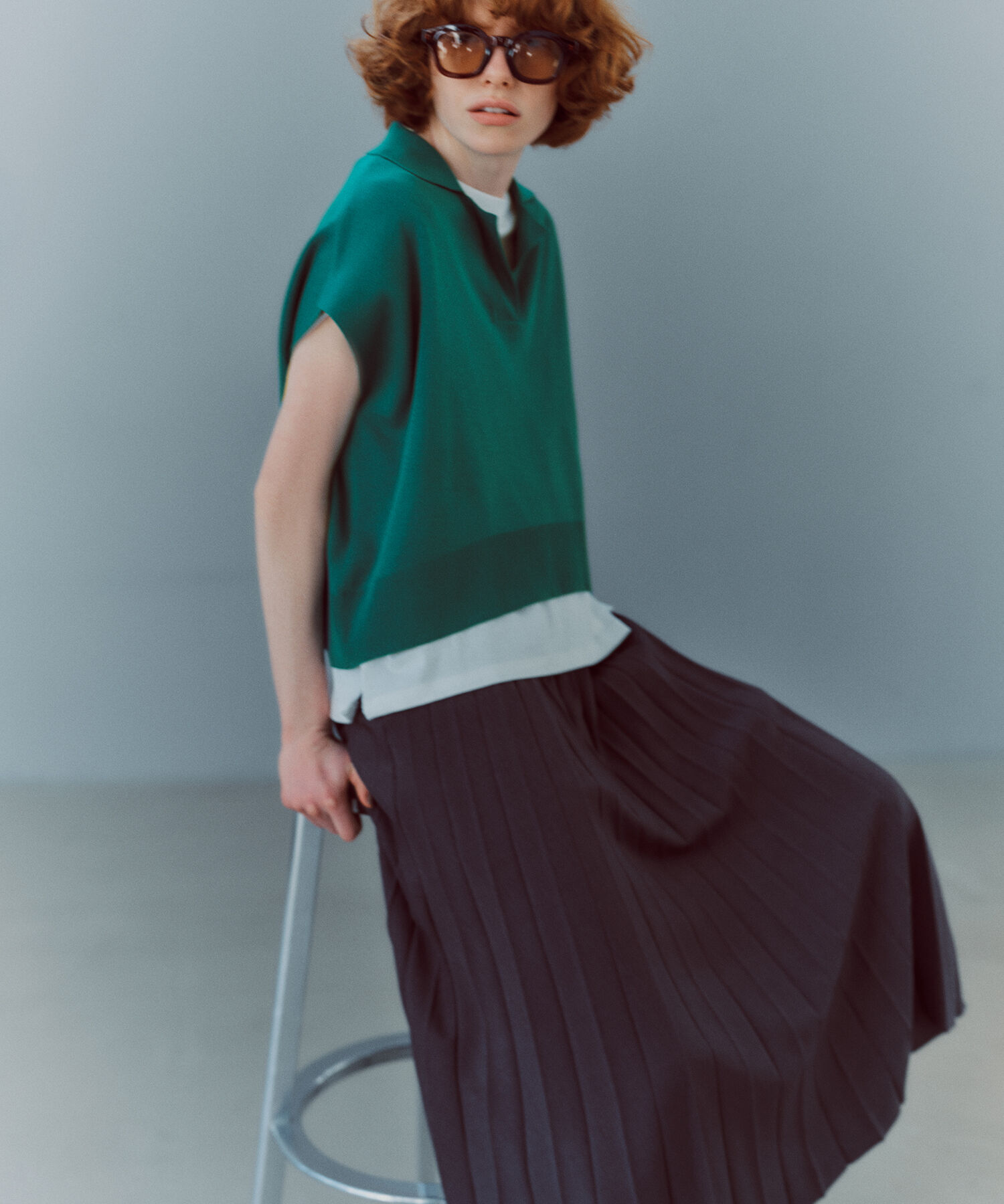  「リラックスポロニット」|ニット・セーター|