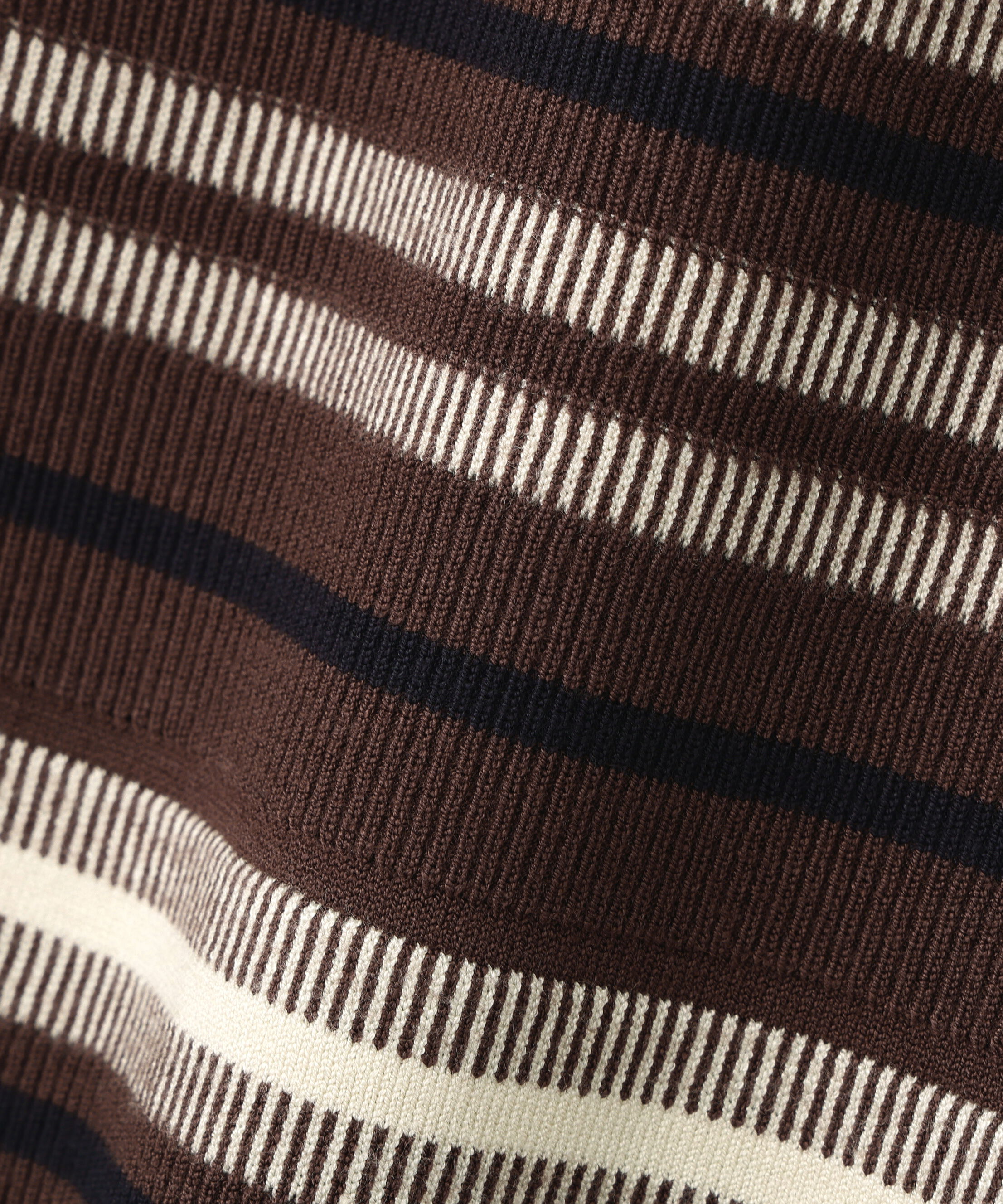  「マルチボーダーポロニットワンピース」|ワンピース|