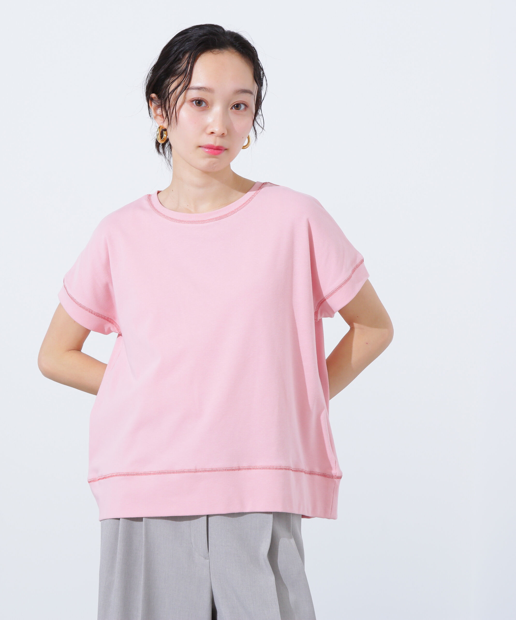  「ステッチ半袖Tシャツ」|Tシャツ・カットソー|