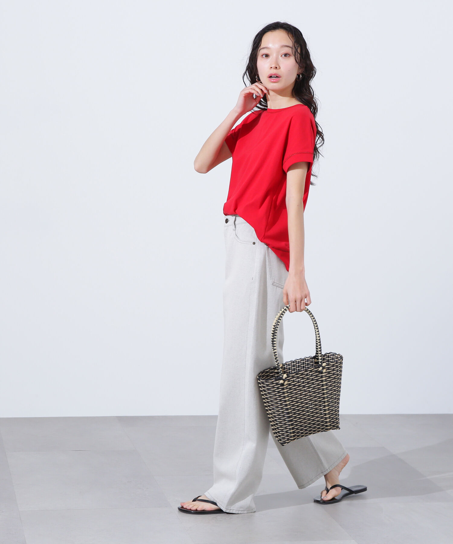  「ステッチ半袖Tシャツ」|Tシャツ・カットソー|