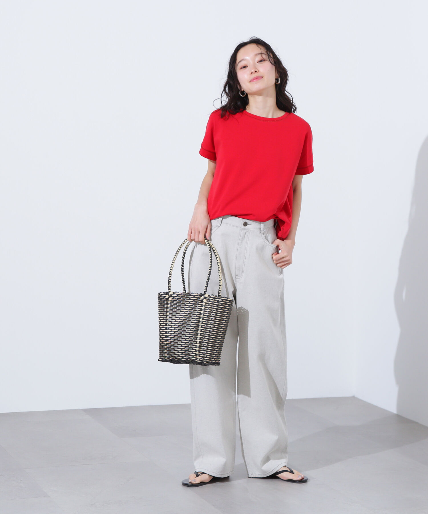  「ステッチ半袖Tシャツ」|Tシャツ・カットソー|