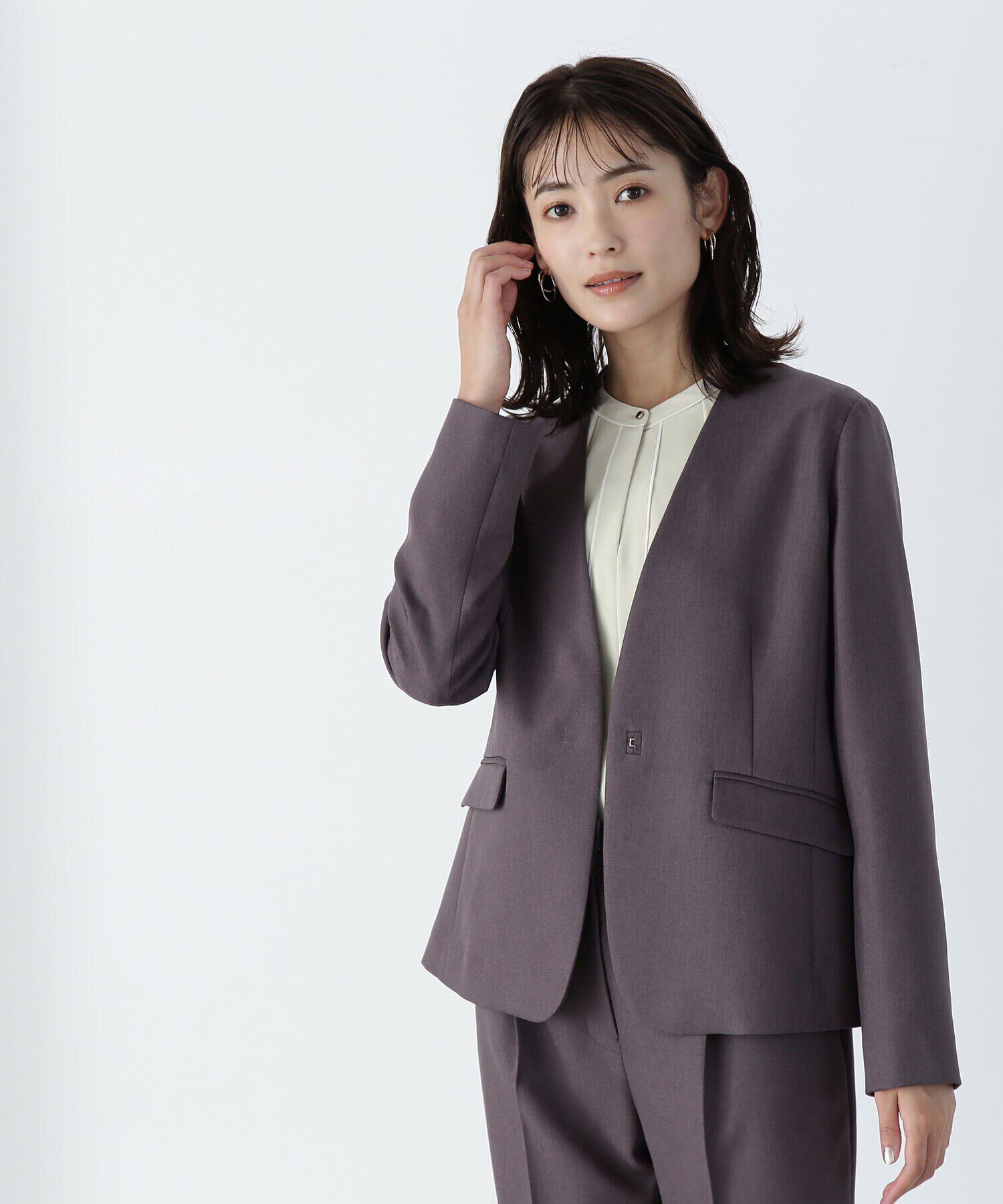  「パウダーツイル SETUP ノーカラージャケット　24AW」|その他|