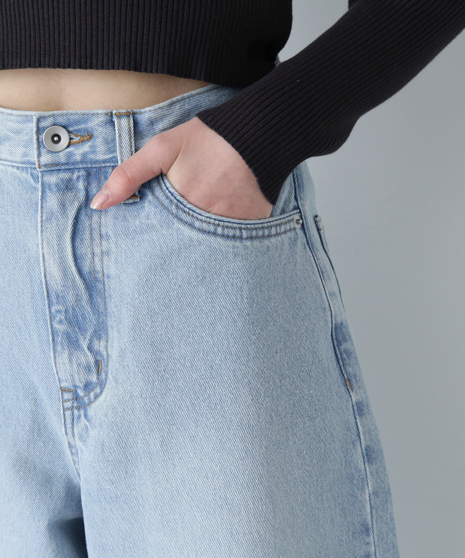  「バギーデニムパンツ」|その他|