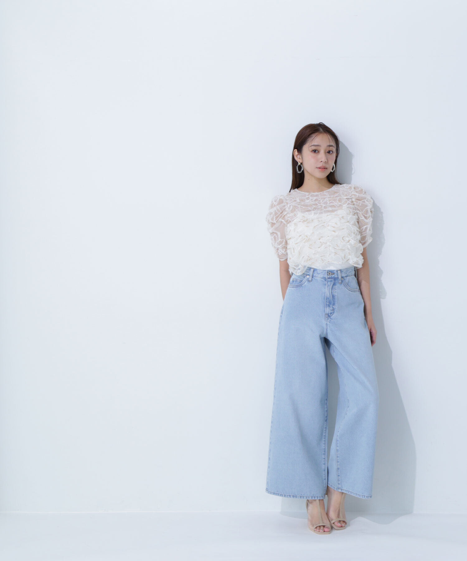  「バギーデニムパンツ」|その他|