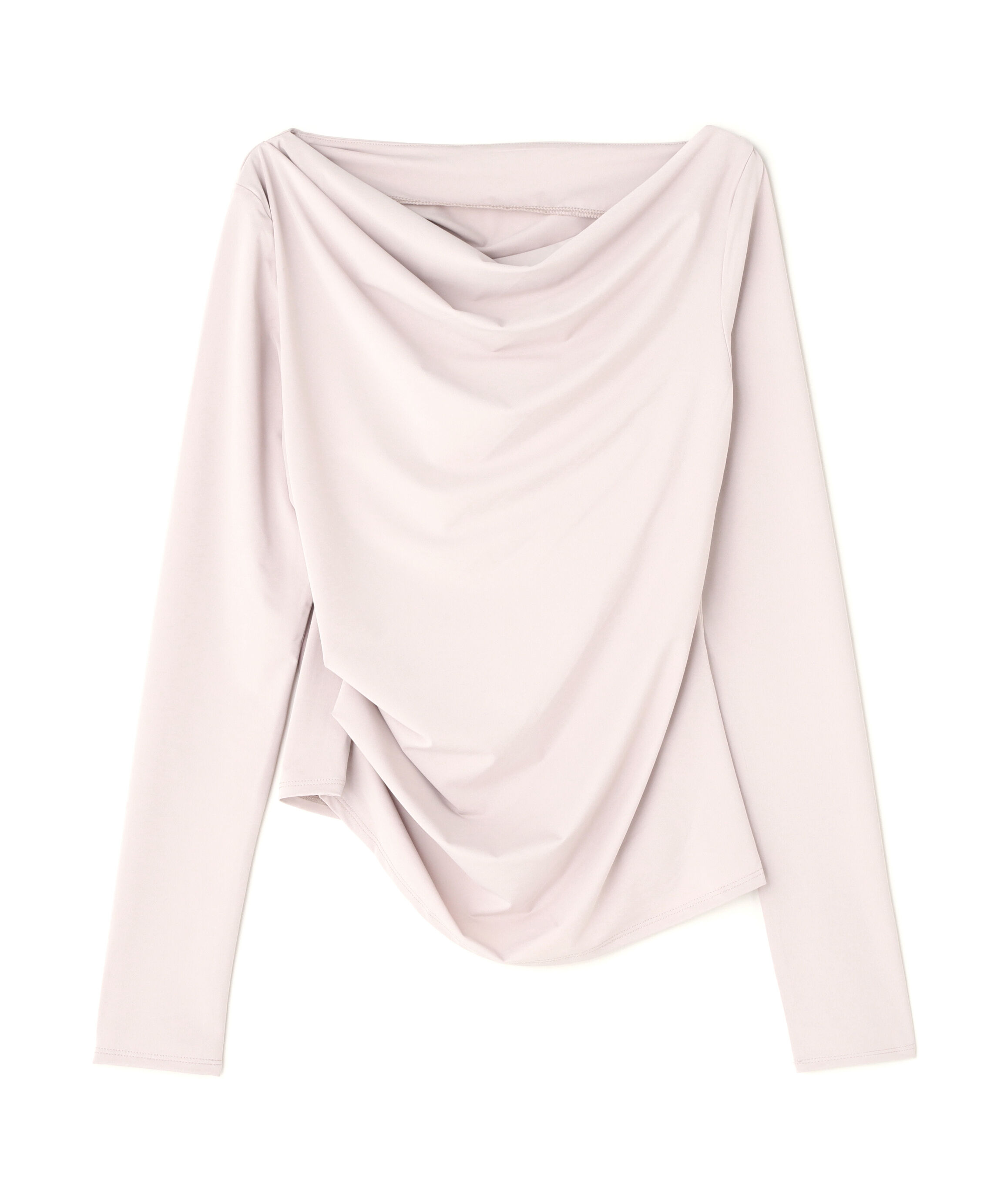  「ドレープネックカットソー」|Tシャツ・カットソー|