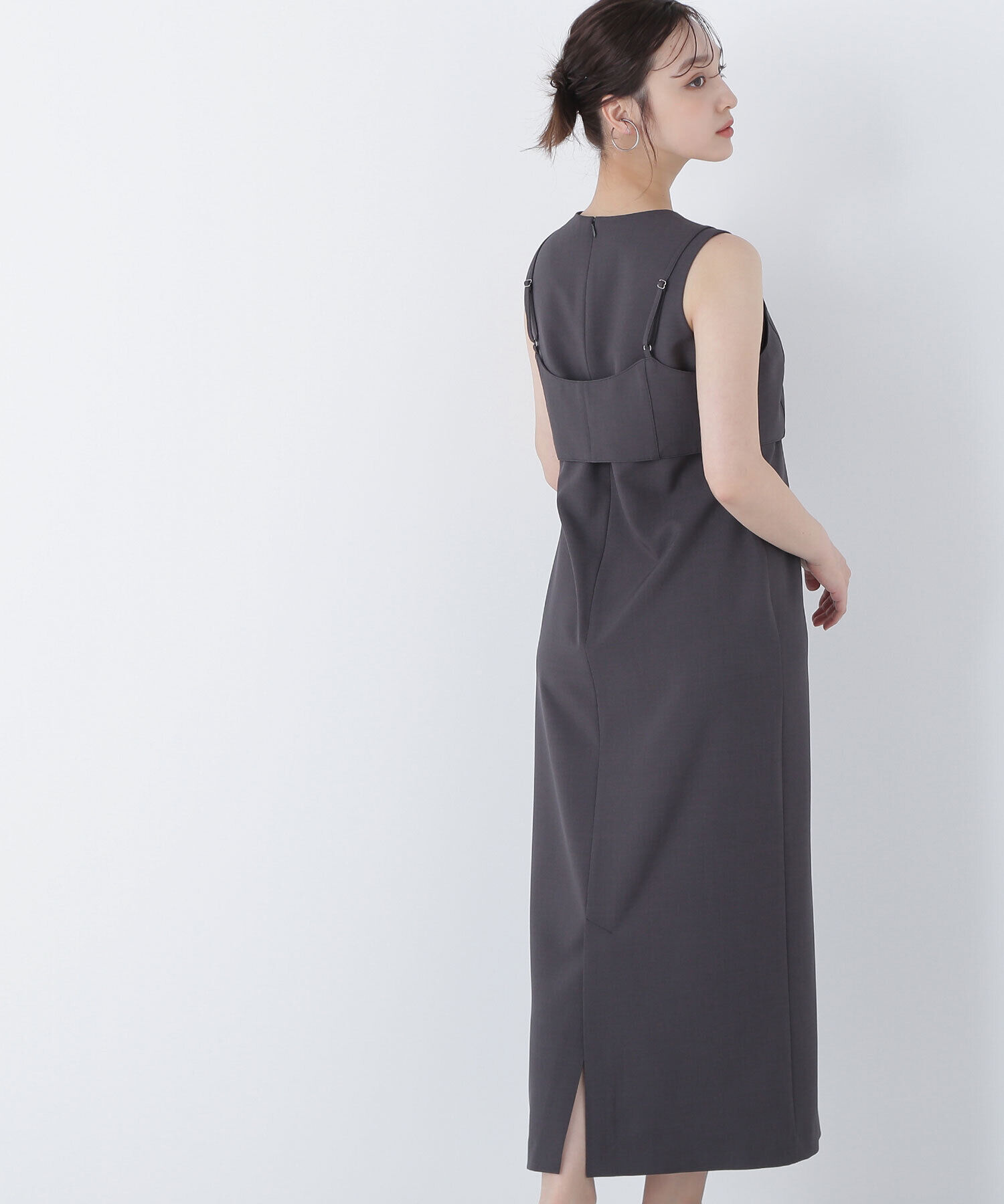  「ビスチェレイヤードナローワンピース」|ワンピース|