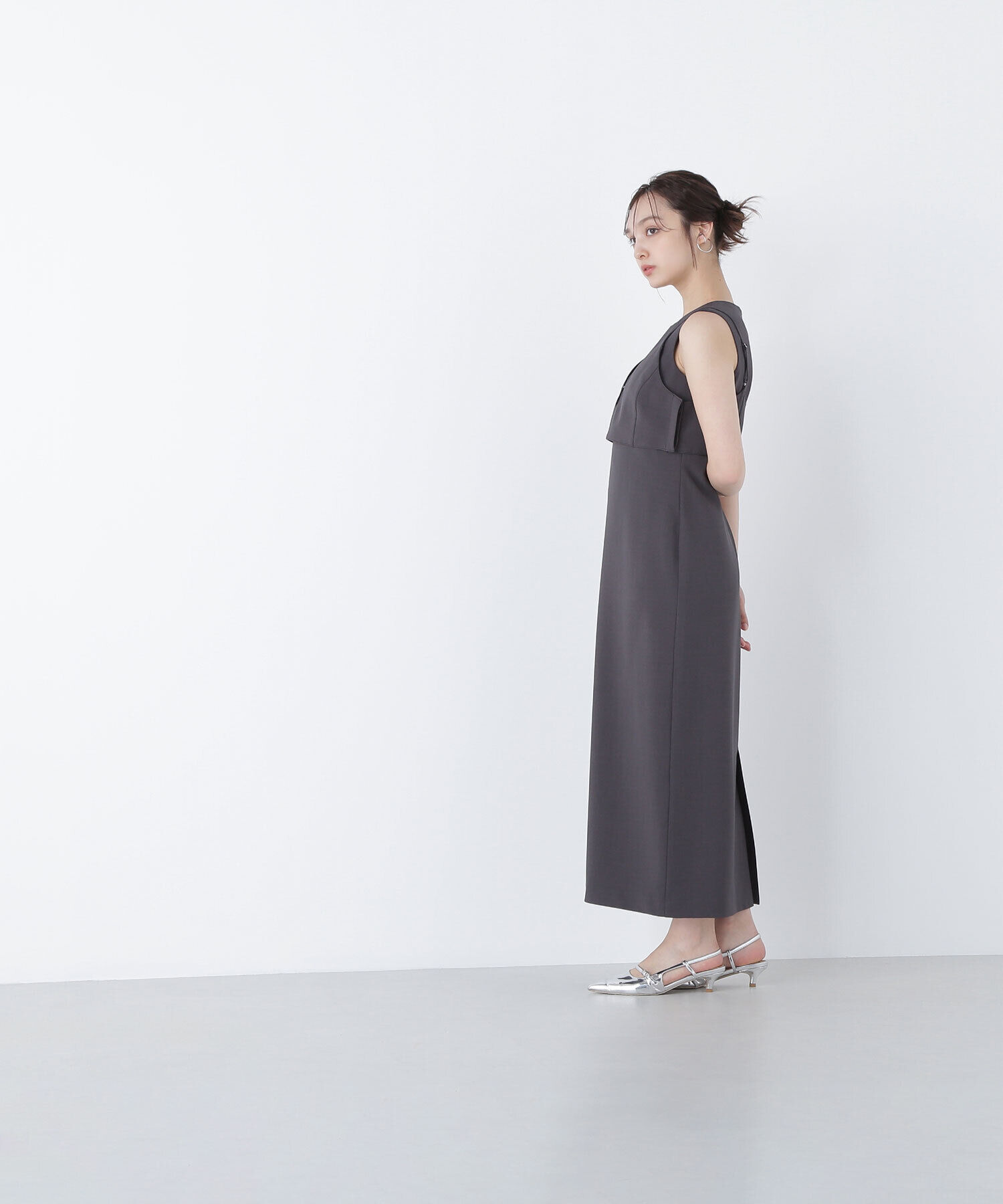  「ビスチェレイヤードナローワンピース」|ワンピース|