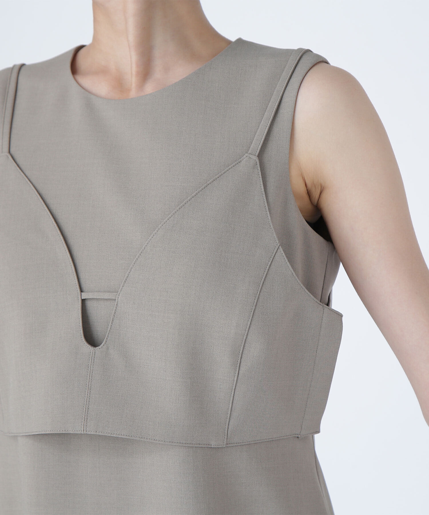  「ビスチェレイヤードナローワンピース」|ワンピース|