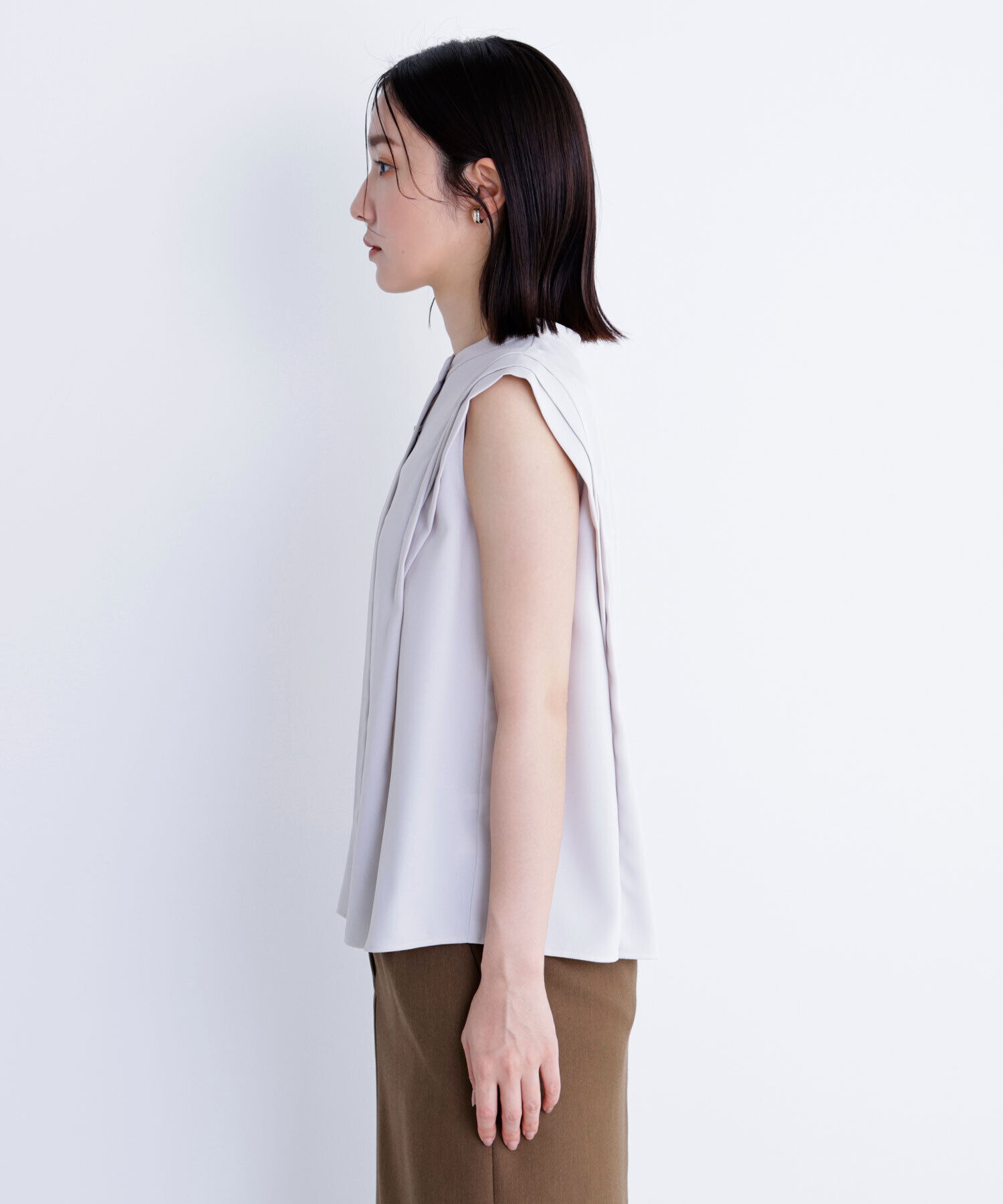  「デザインショルダーブラウス」|シャツ・ブラウス|