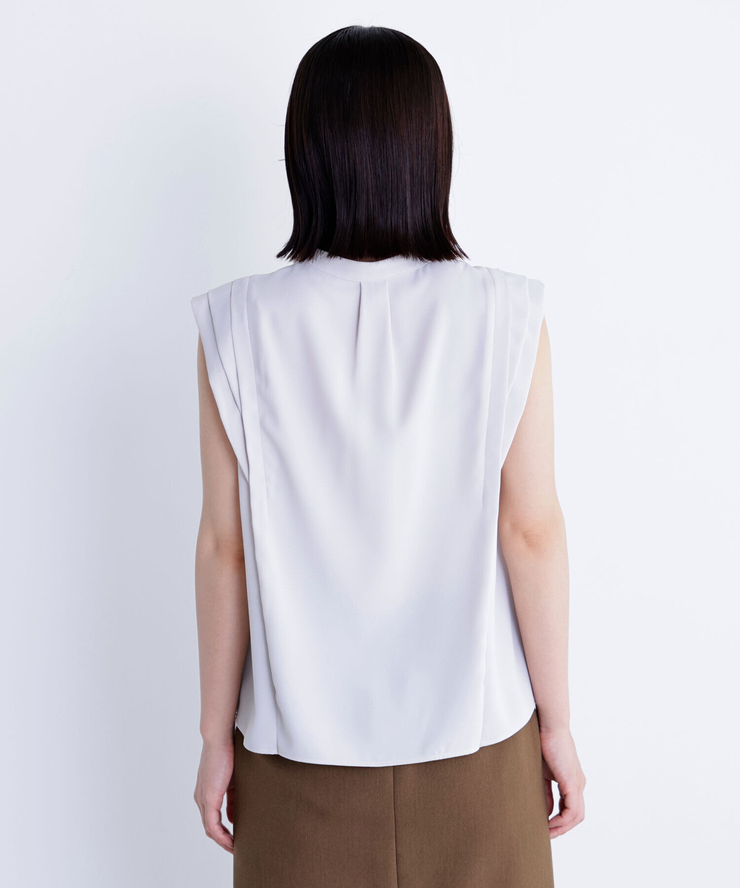  「デザインショルダーブラウス」|シャツ・ブラウス|