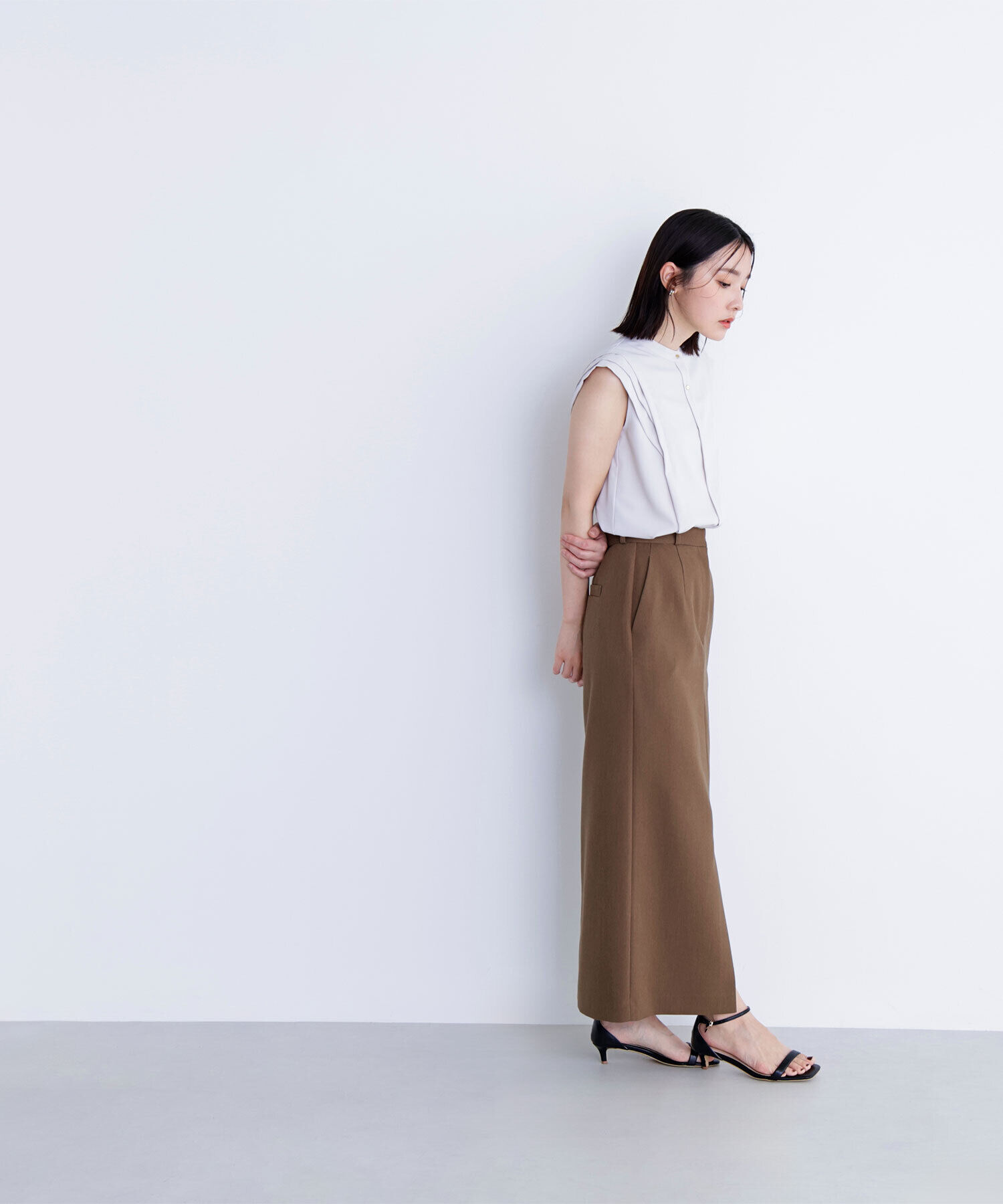  「デザインショルダーブラウス」|シャツ・ブラウス|