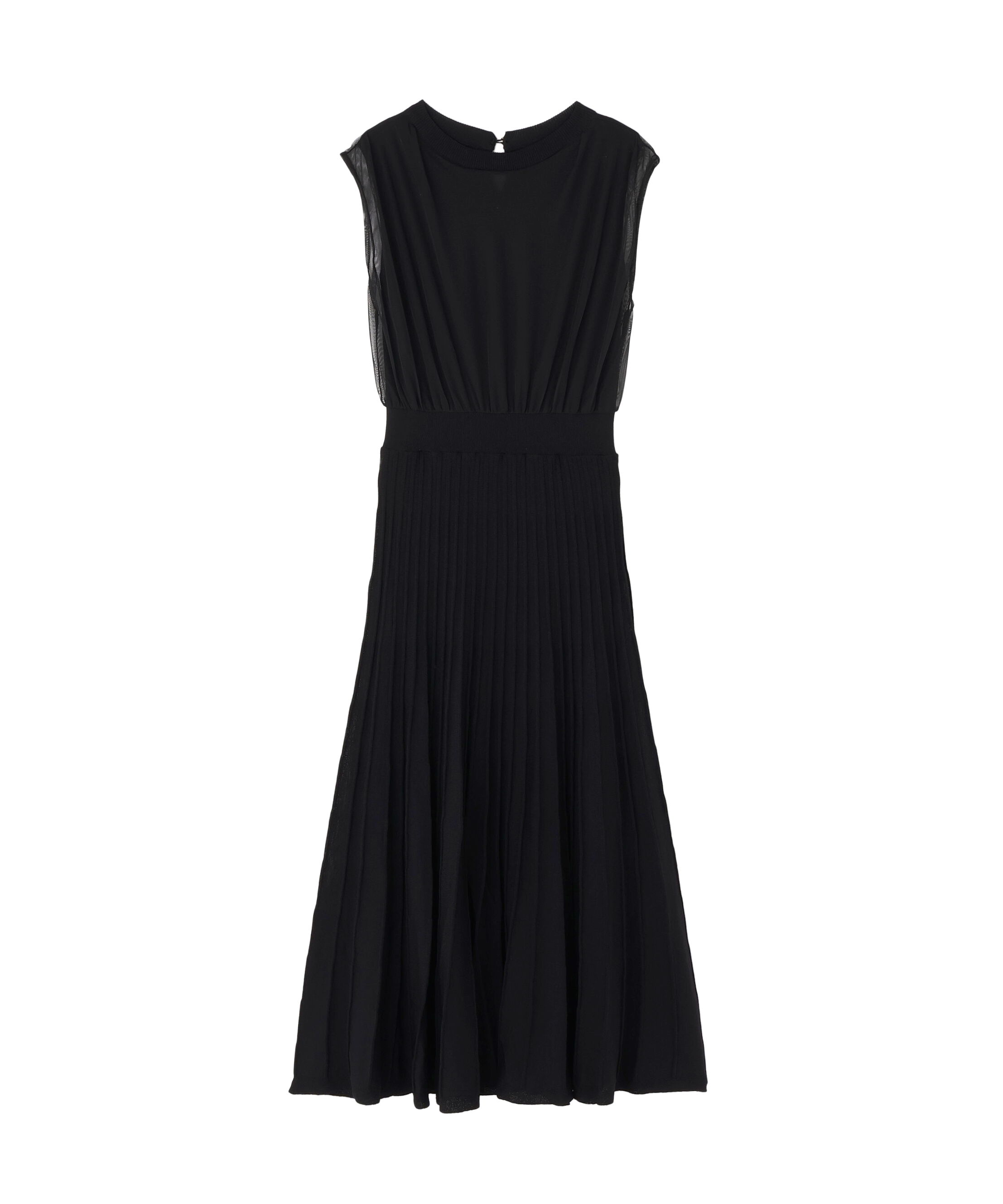  「チュールドッキングニットワンピース」|ワンピース|