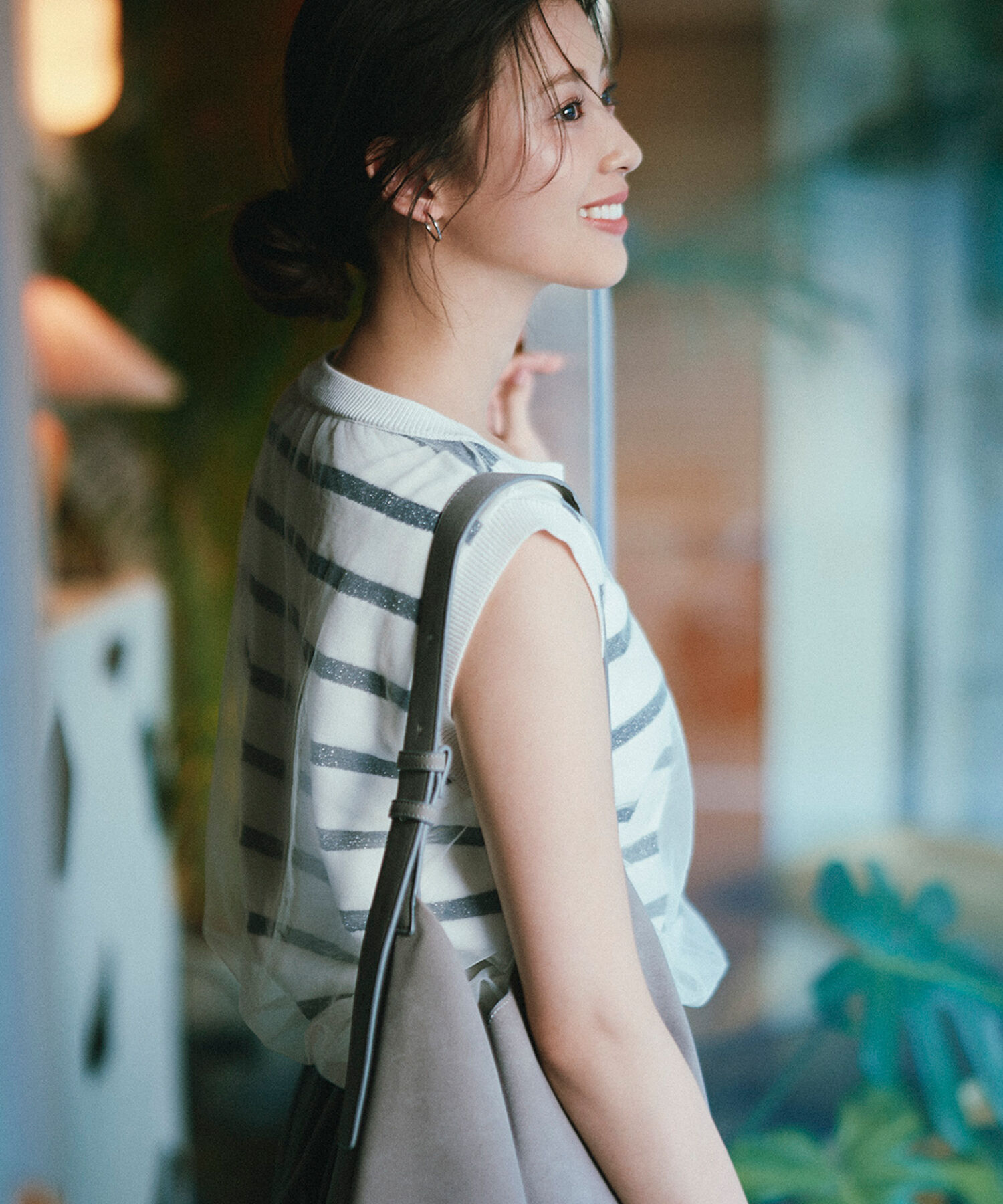  「チュールレイヤードニット」|ニット・セーター|ボーダー2