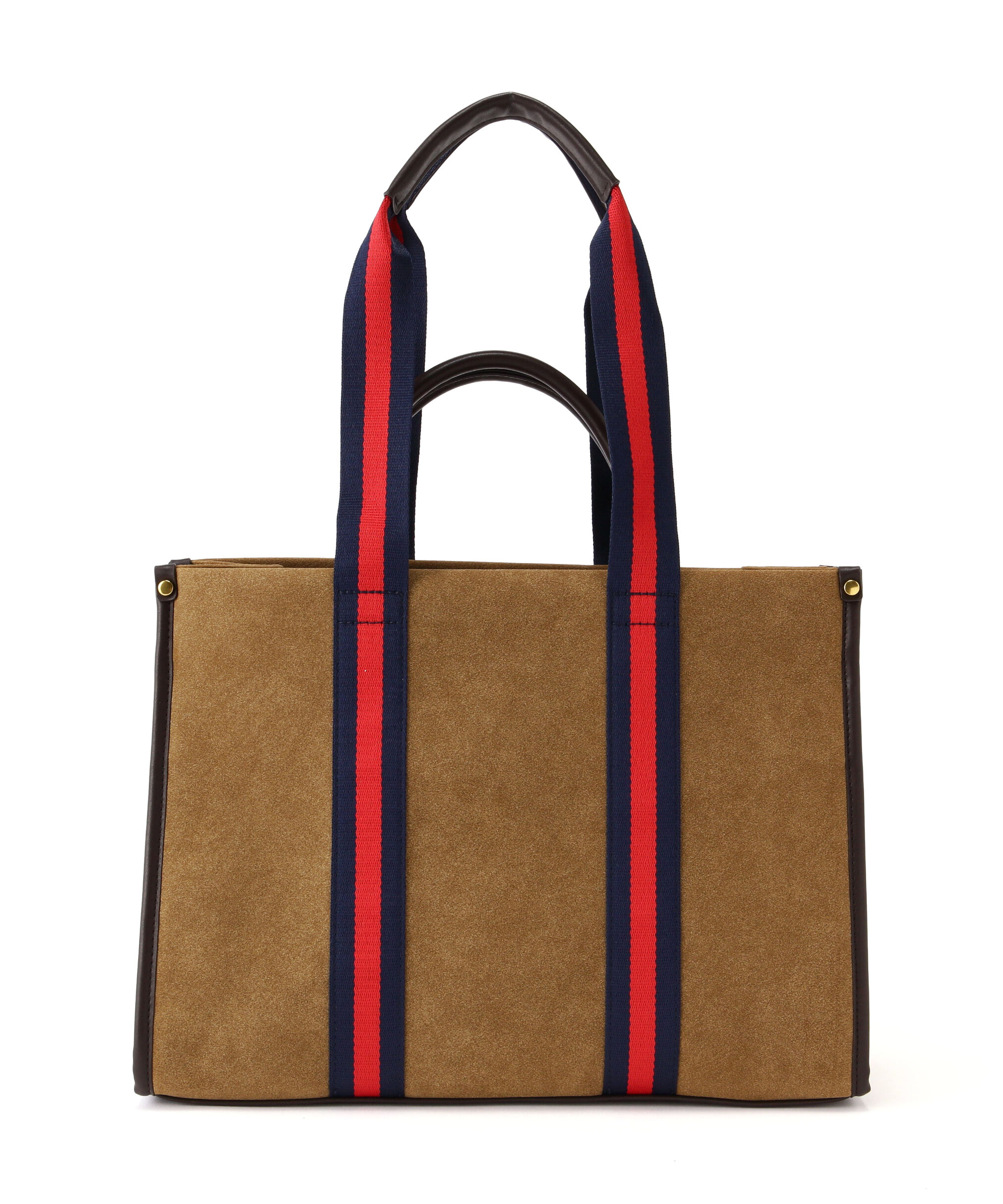  「スウェードタッチ2wayテープトートバッグ」|トートバッグ|