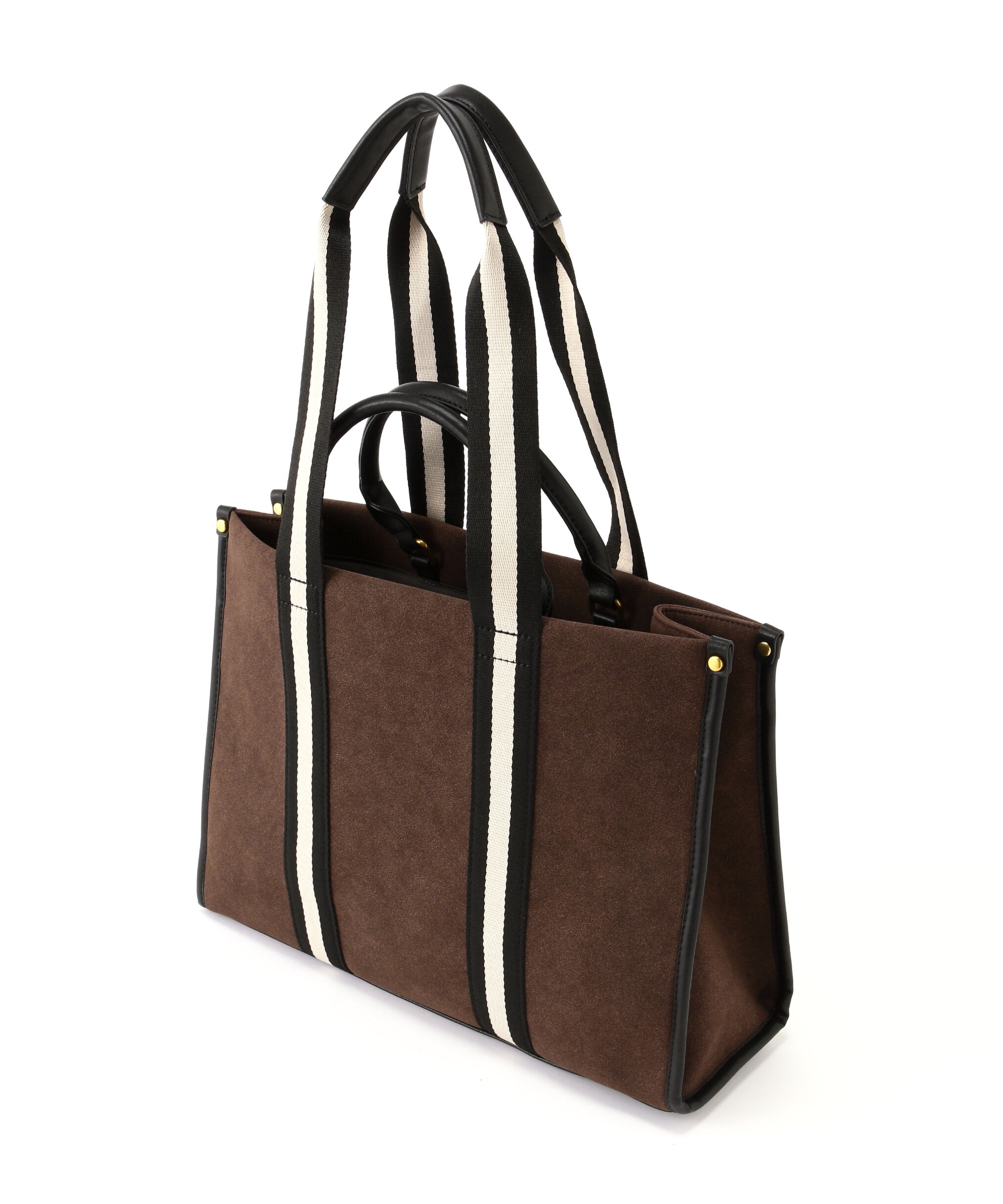  「スウェードタッチ2wayテープトートバッグ」|トートバッグ|