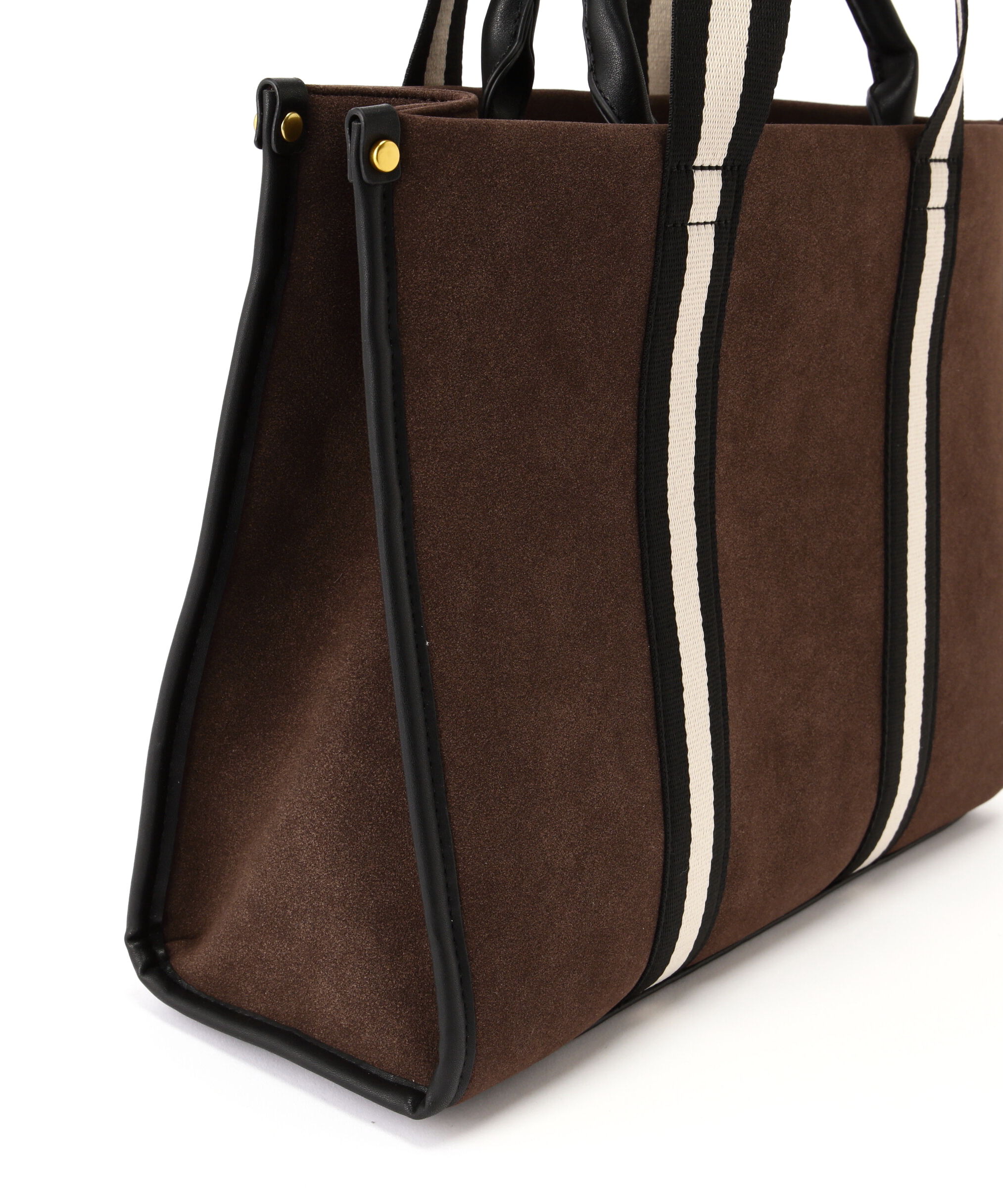  「スウェードタッチ2wayテープトートバッグ」|トートバッグ|