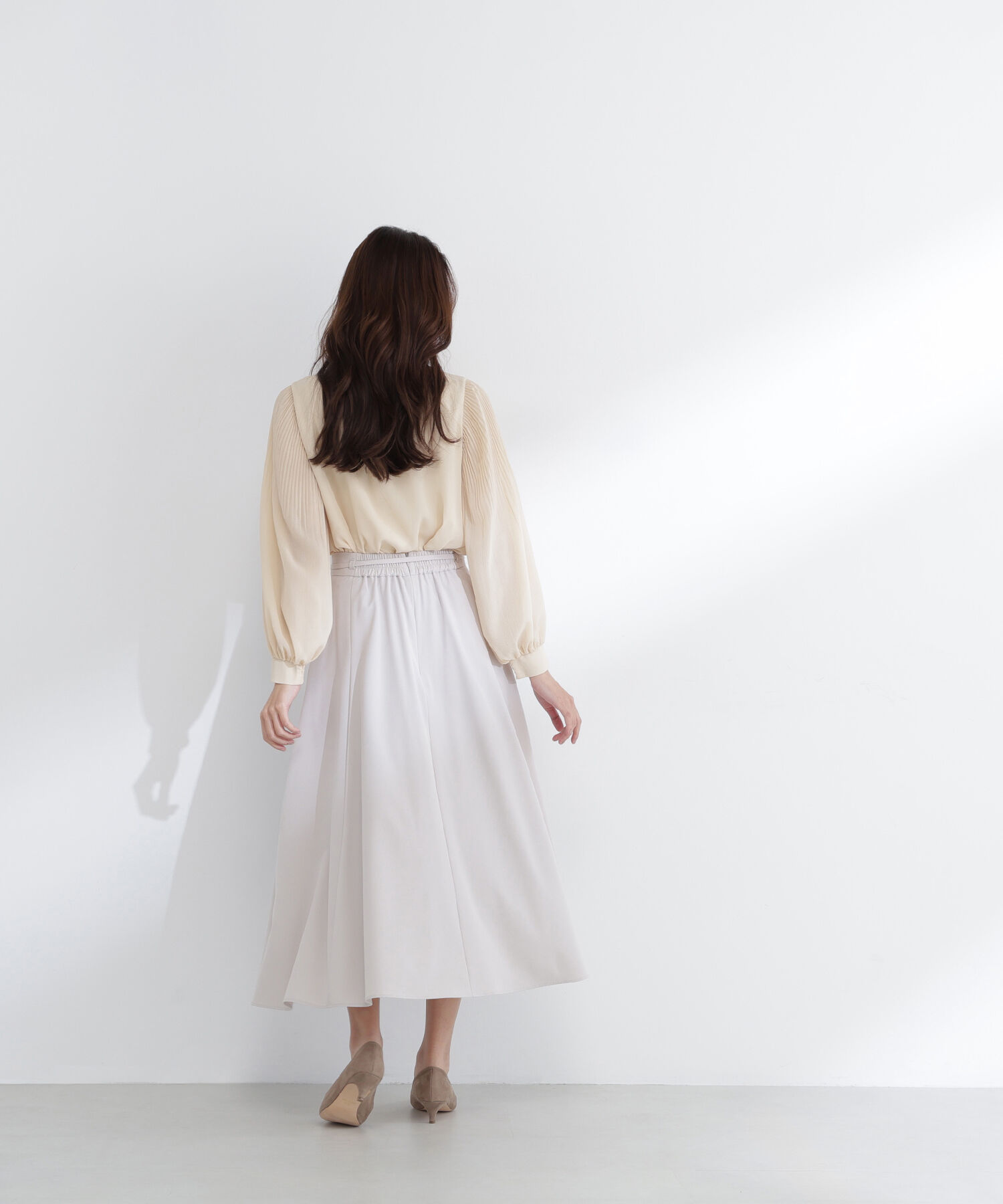  「ナローリボンフレアスカート」|スカート|