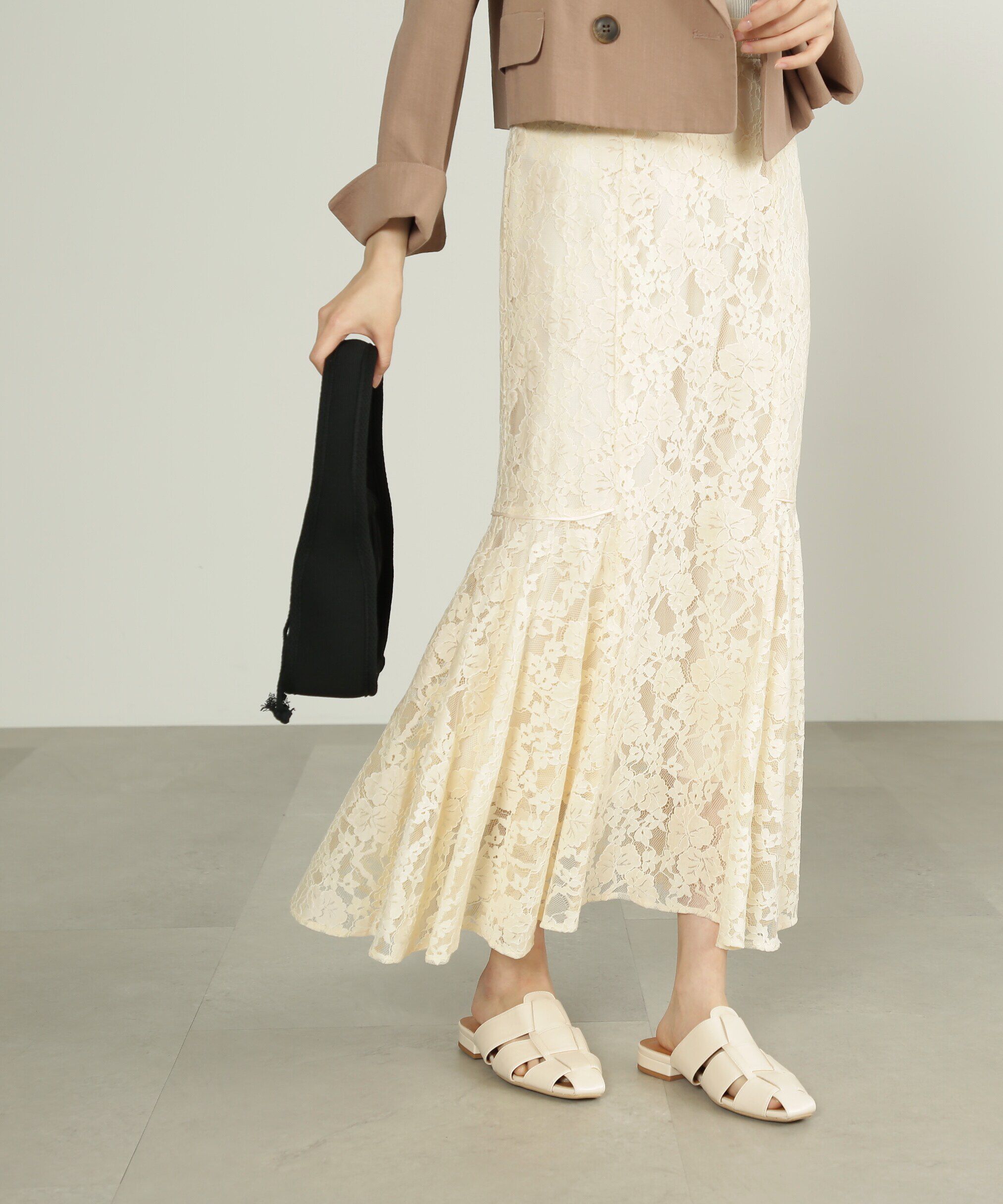  「レースマーメイドスカート」|スカート|オフ