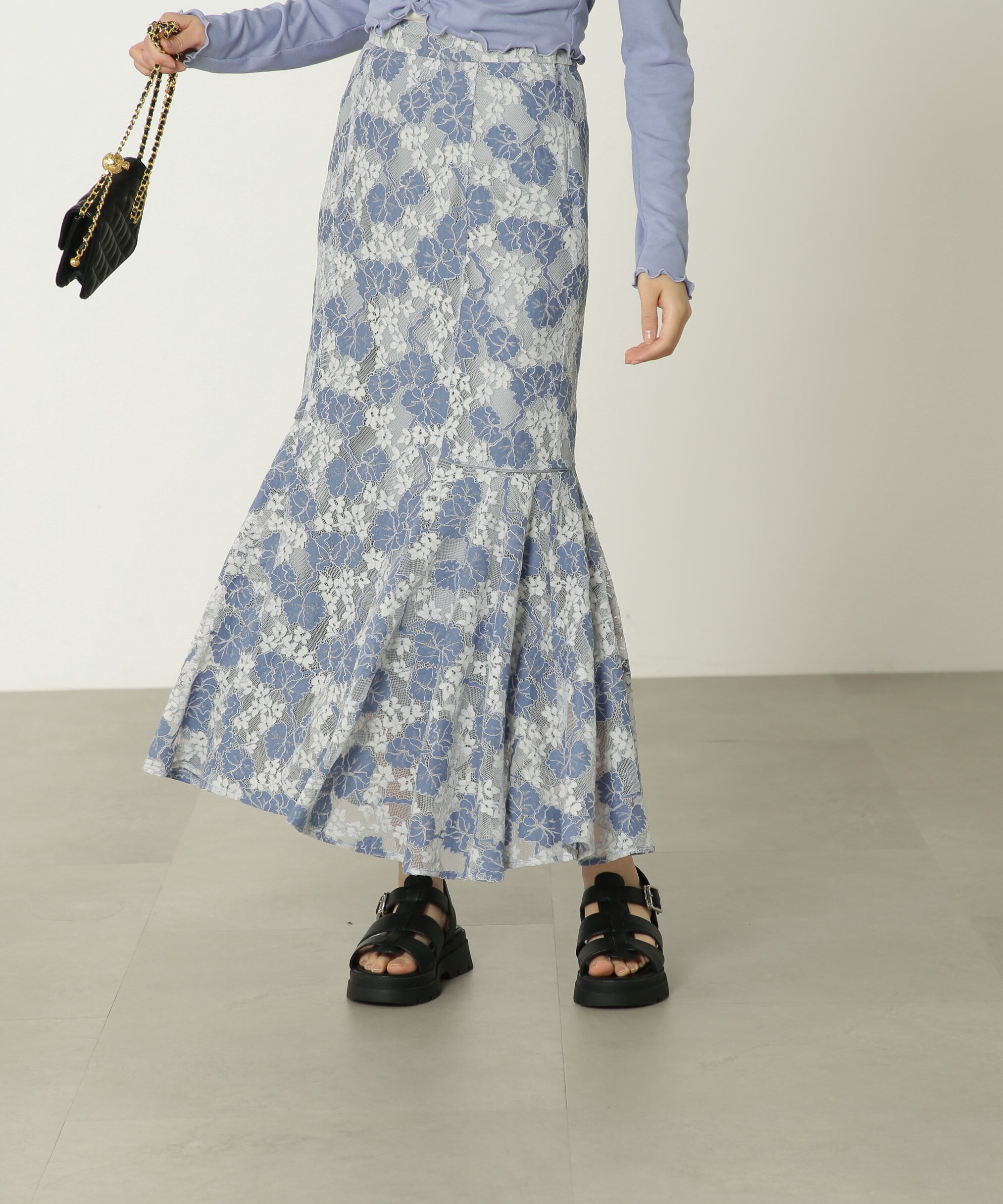  「レースマーメイドスカート」|スカート|