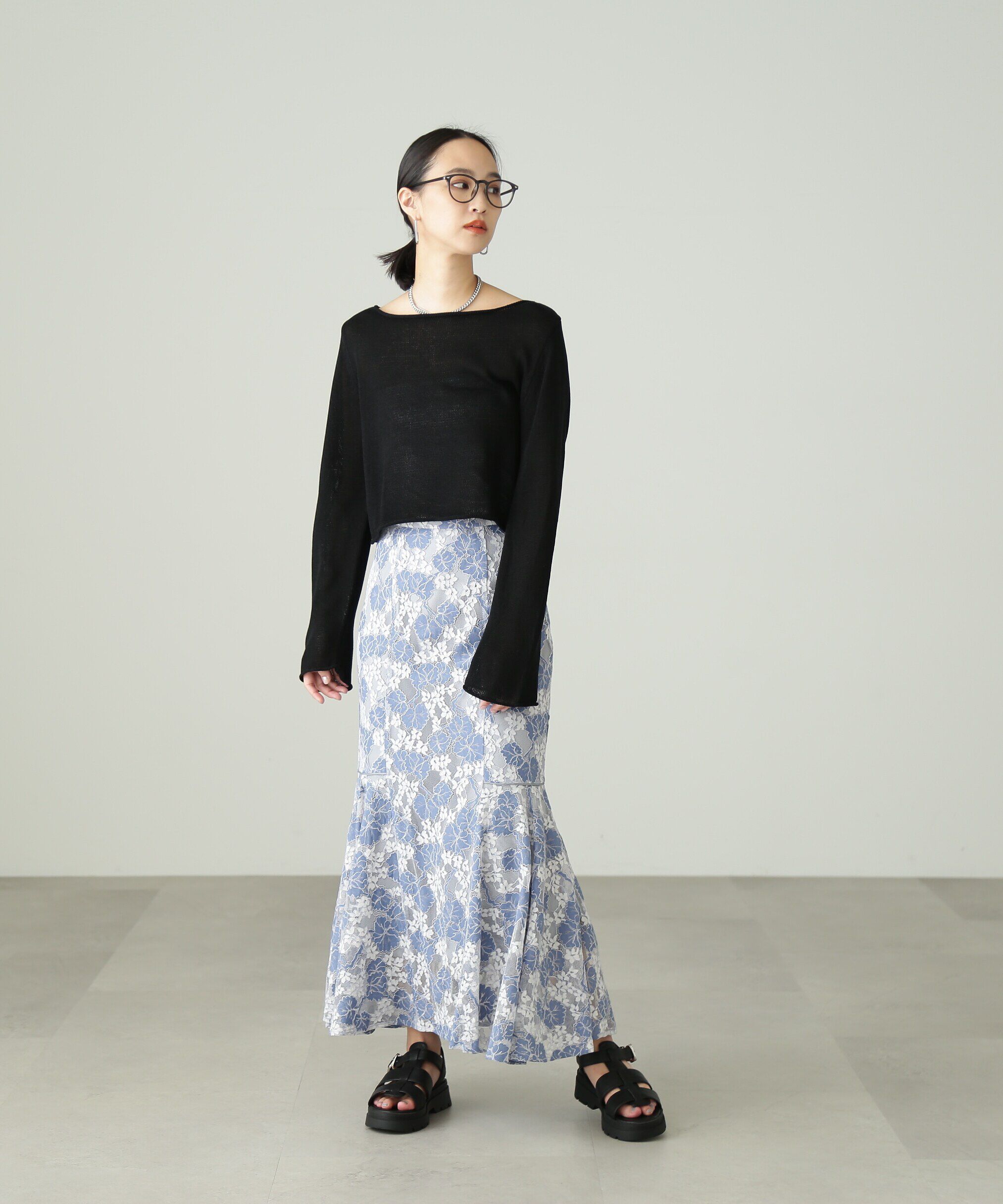  「レースマーメイドスカート」|スカート|