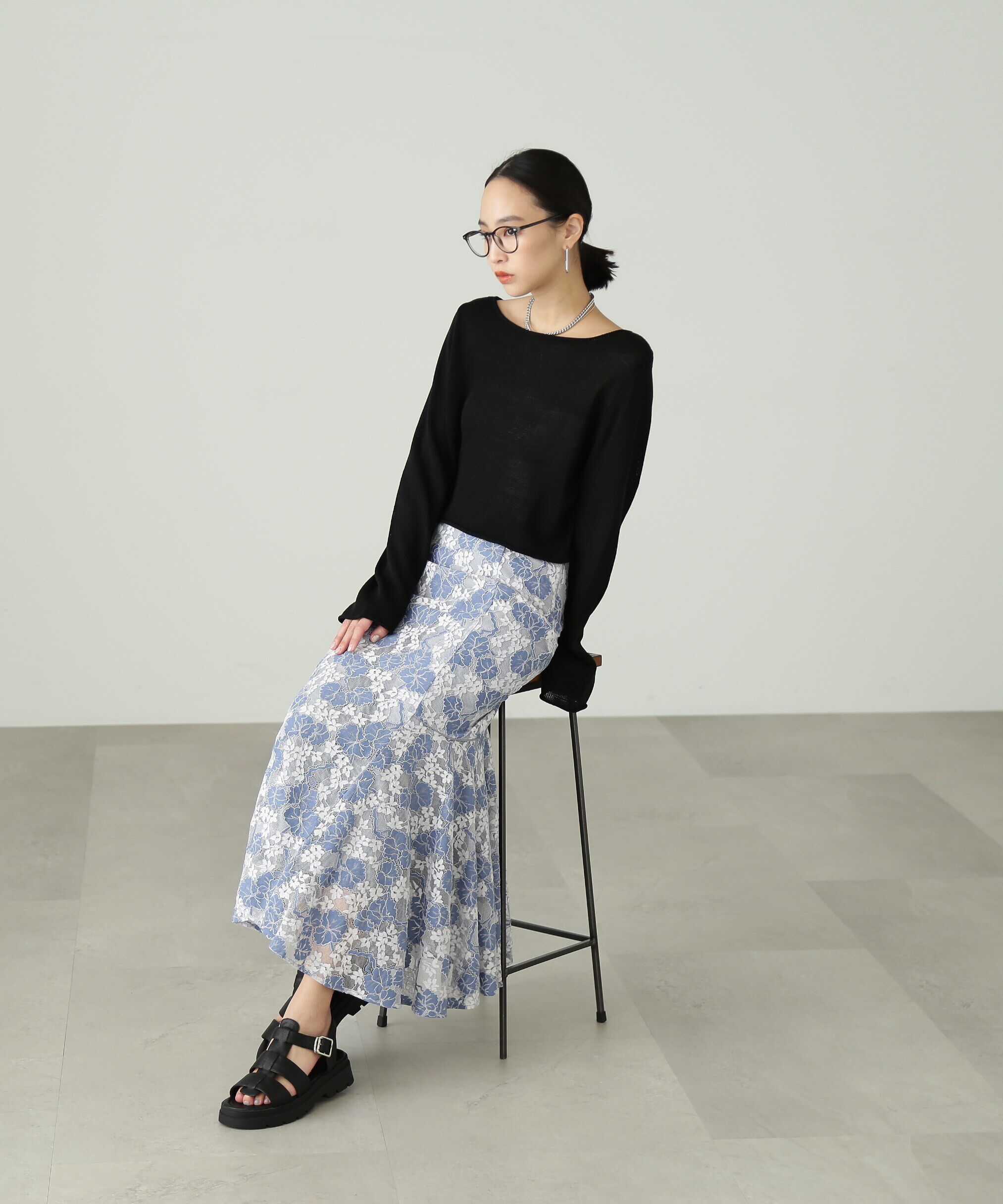  「レースマーメイドスカート」|スカート|