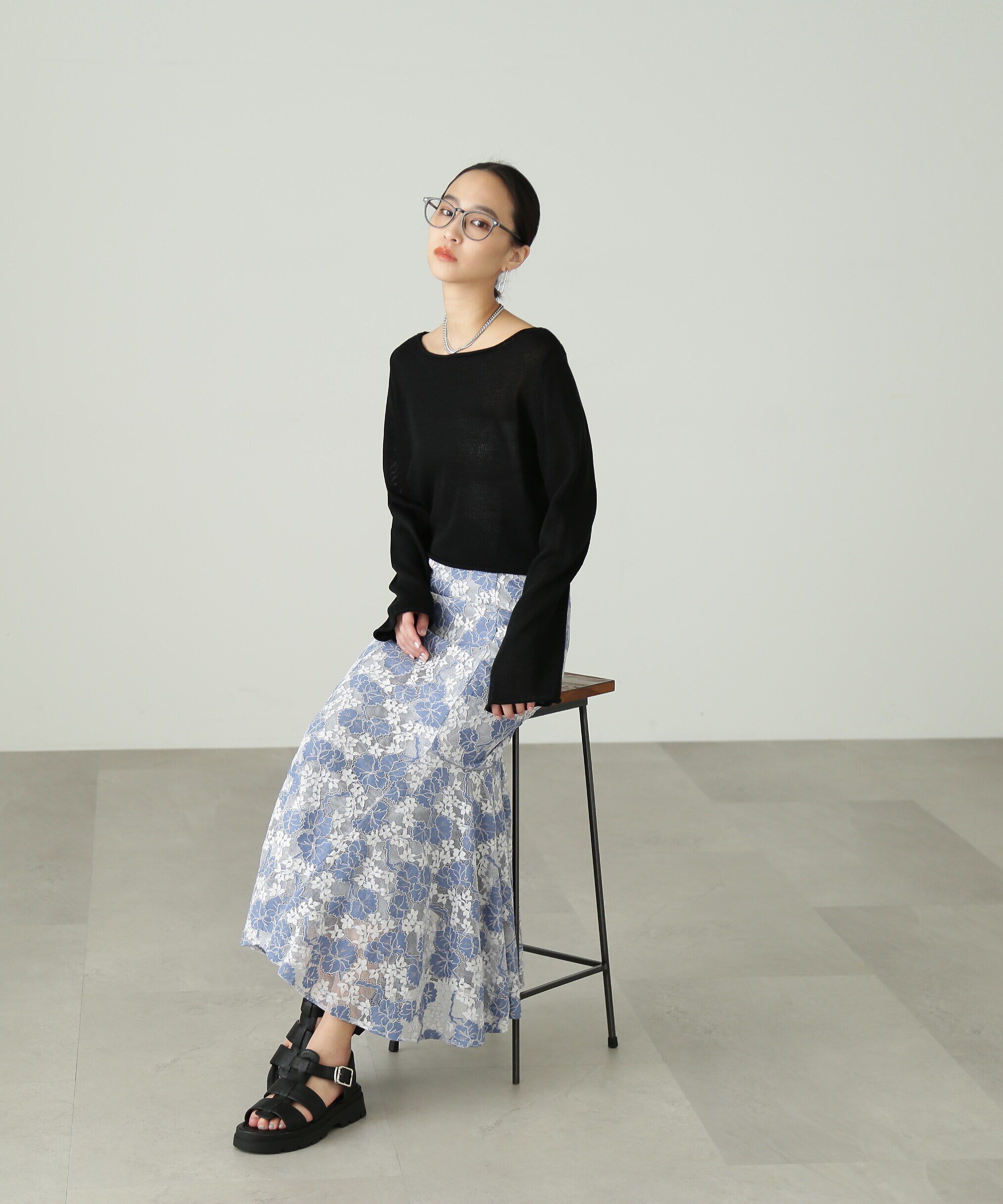  「レースマーメイドスカート」|スカート|