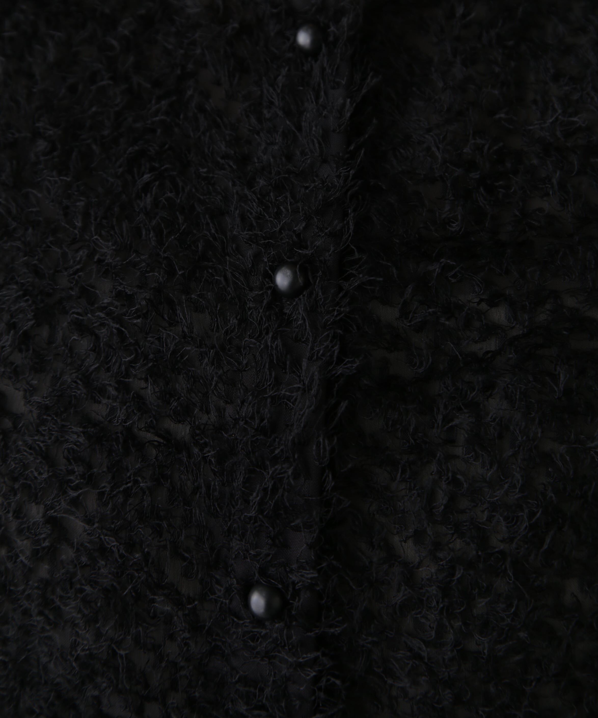  「フロントボタンカットジャガードブラウス」|シャツ・ブラウス|