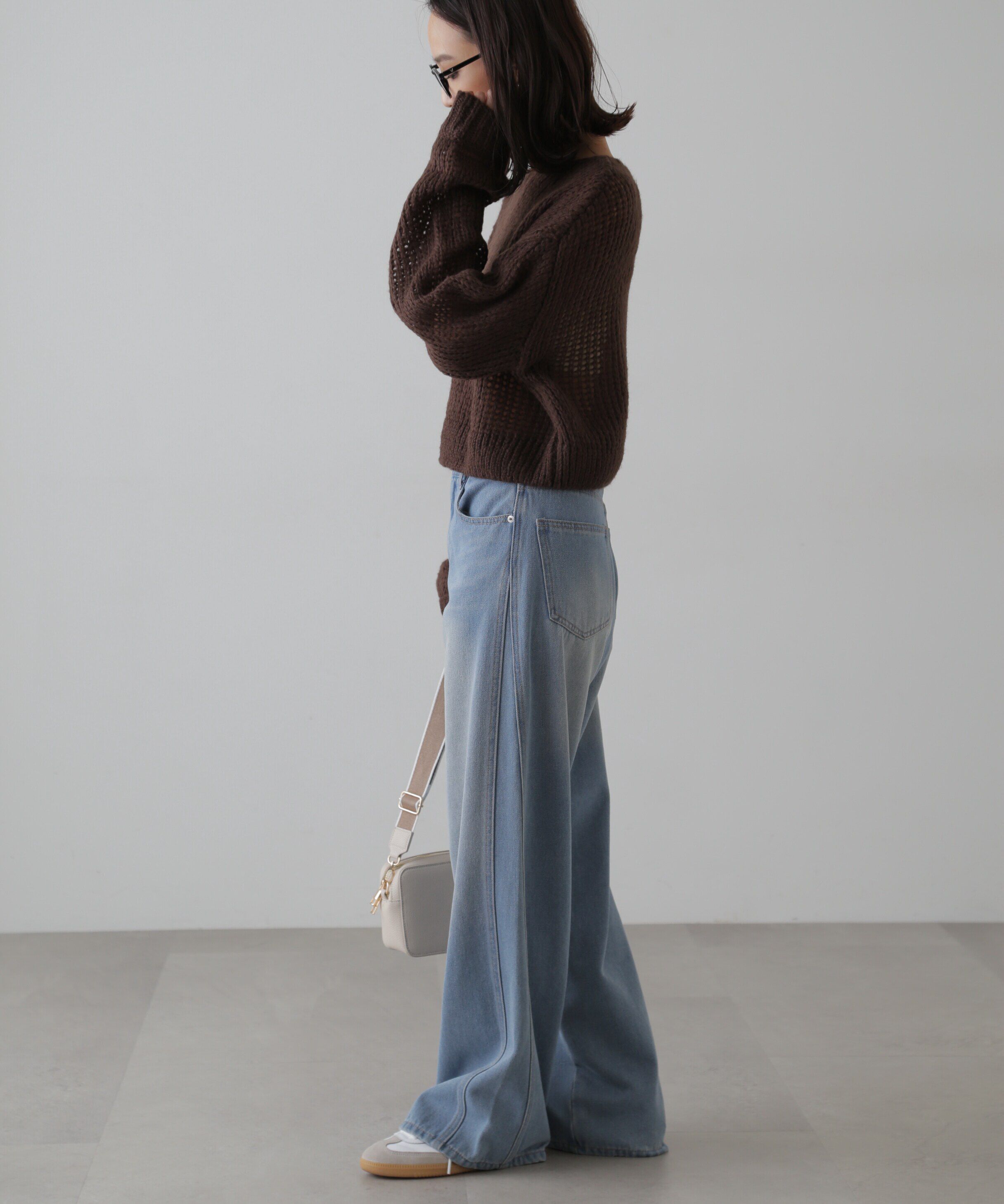  「シアーモヘヤライクニット」|ニット・セーター|