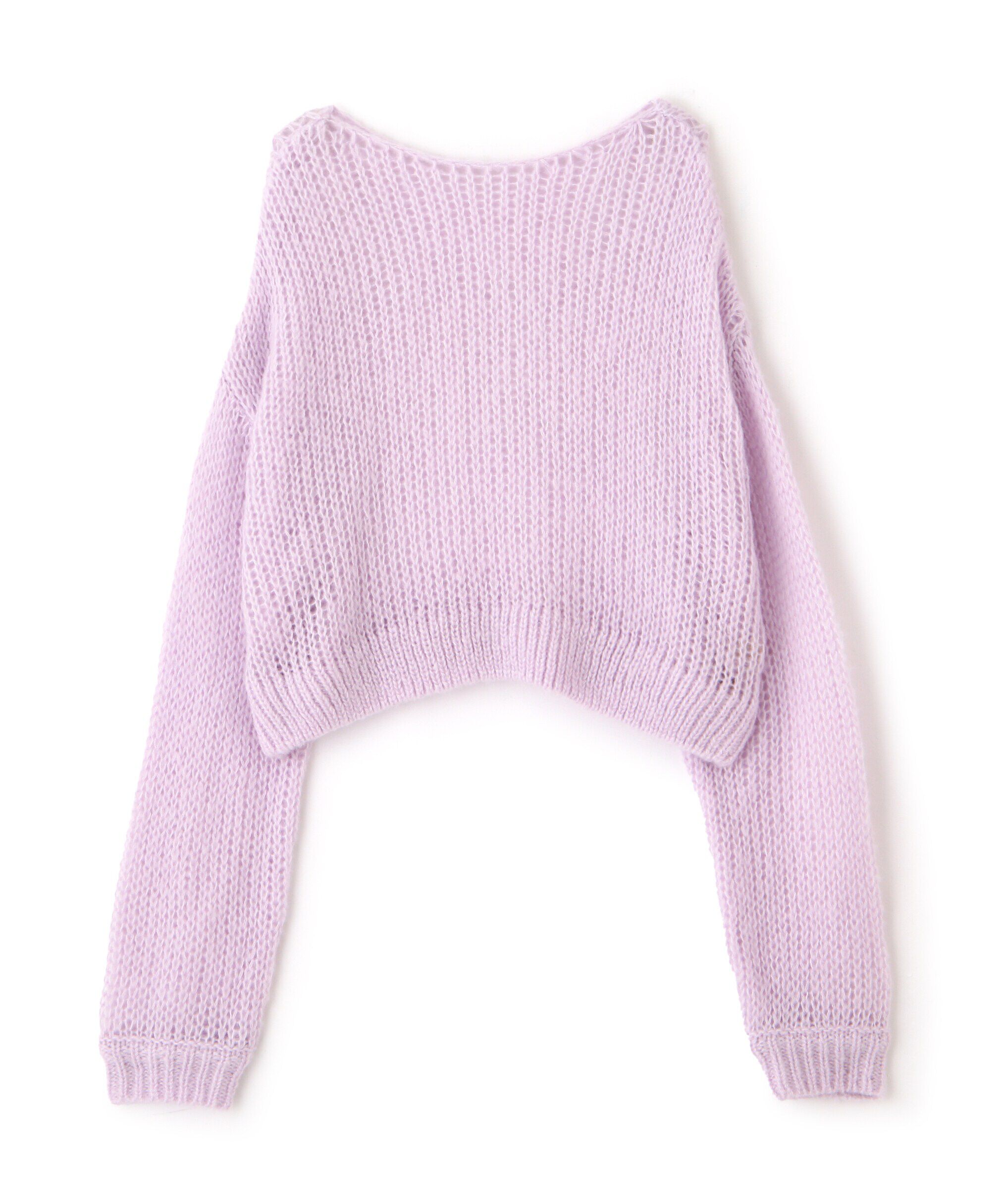  「シアーモヘヤライクニット」|ニット・セーター|