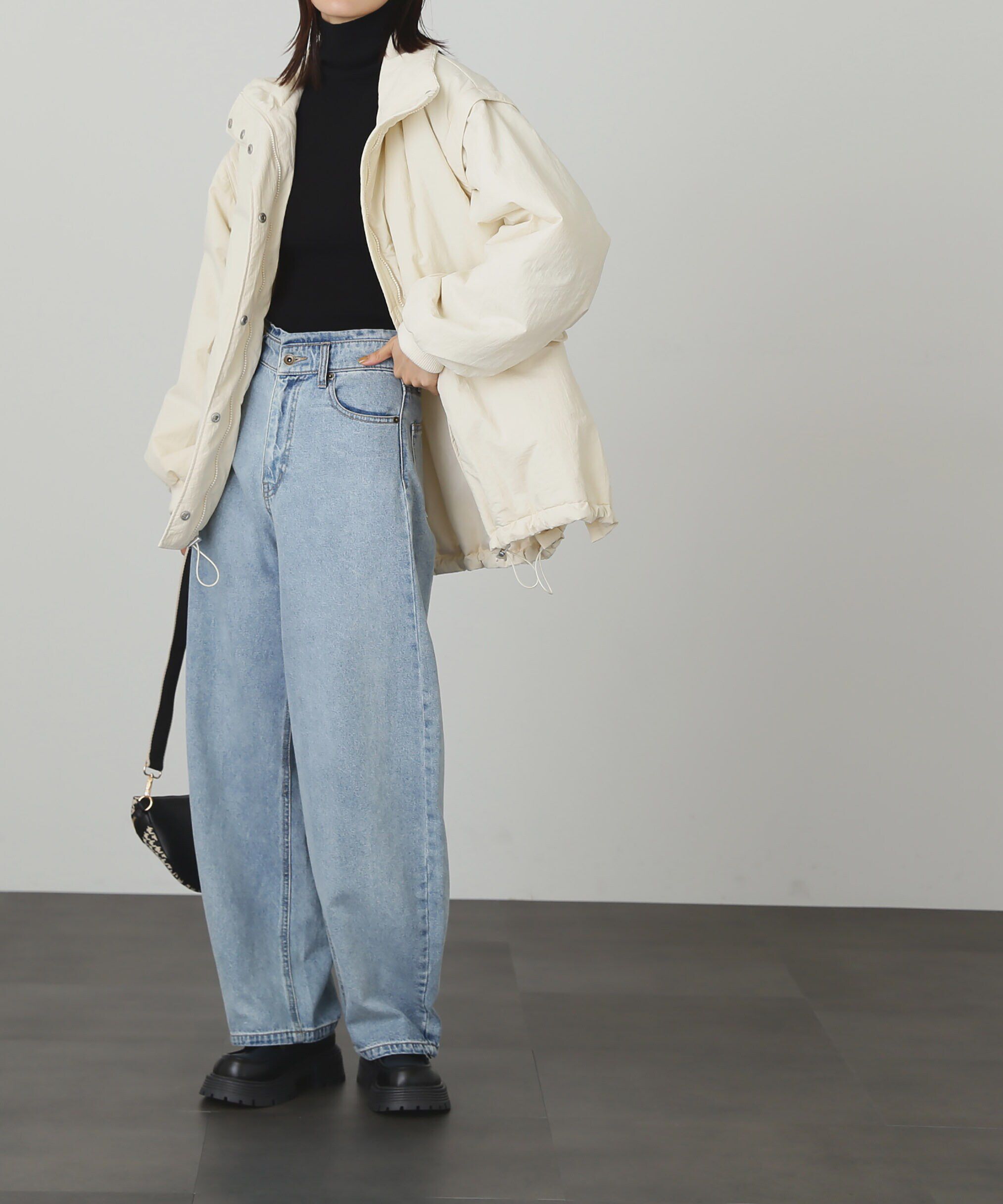  「タートルネックリブニット」|ニット・セーター|