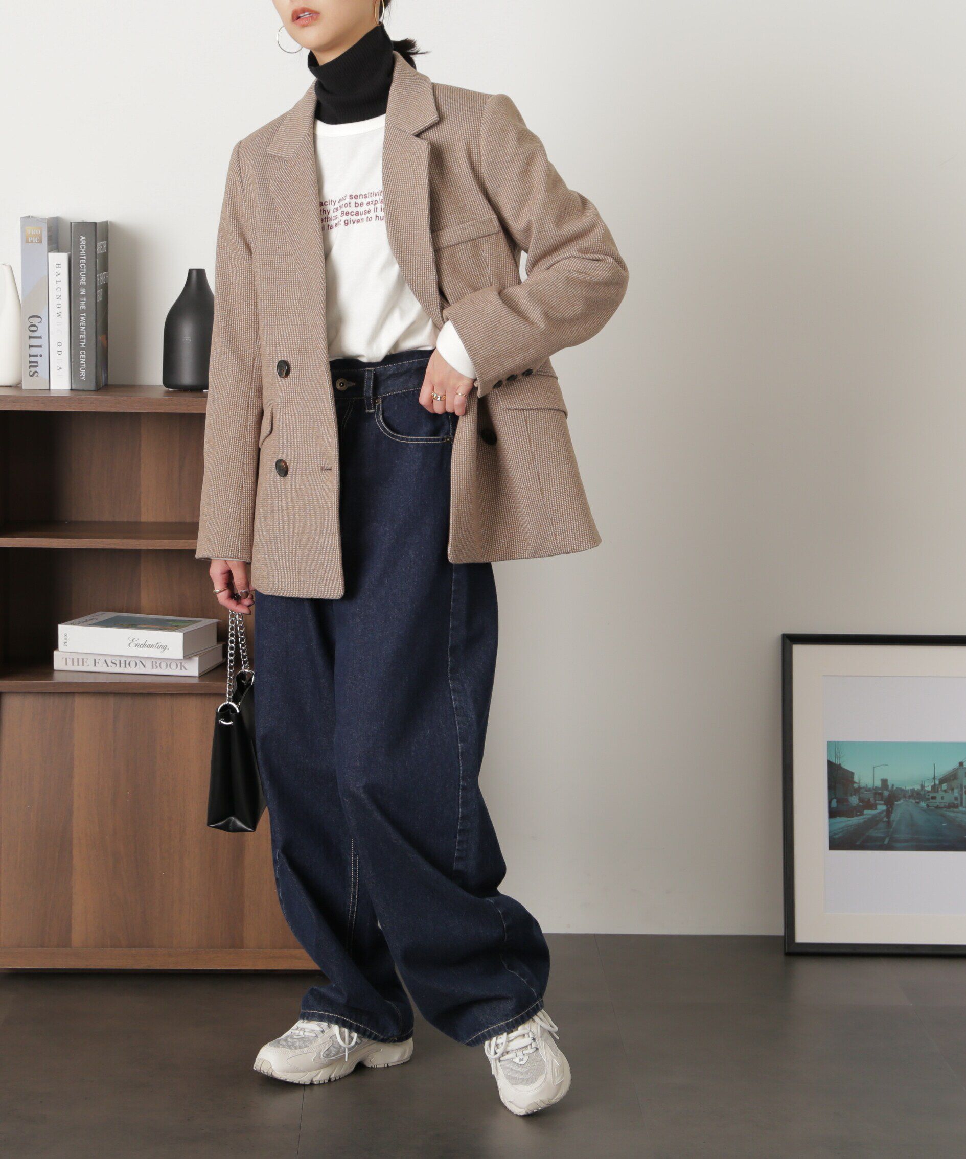  「タートルネックリブニット」|ニット・セーター|