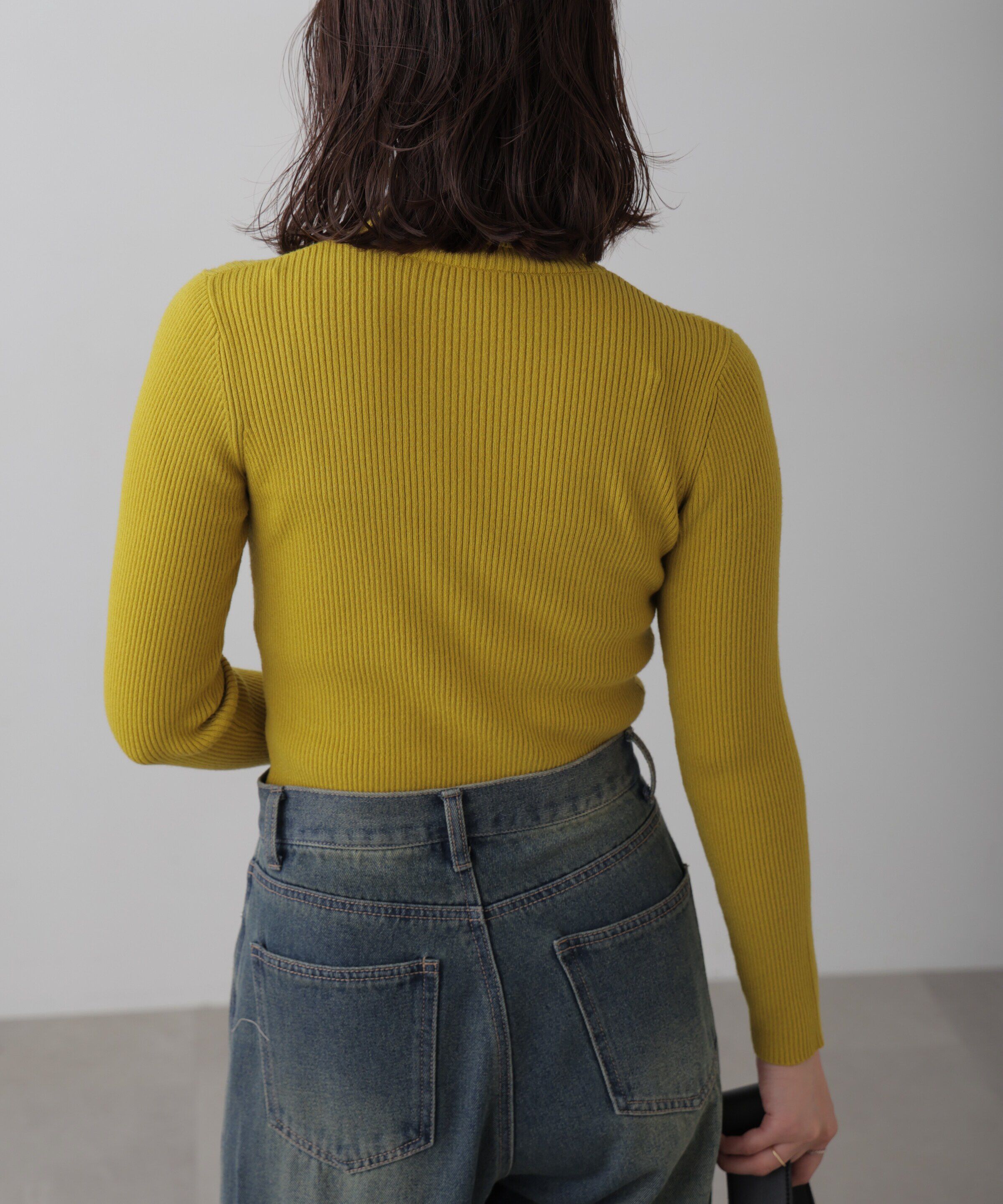  「タートルネックリブニット」|ニット・セーター|