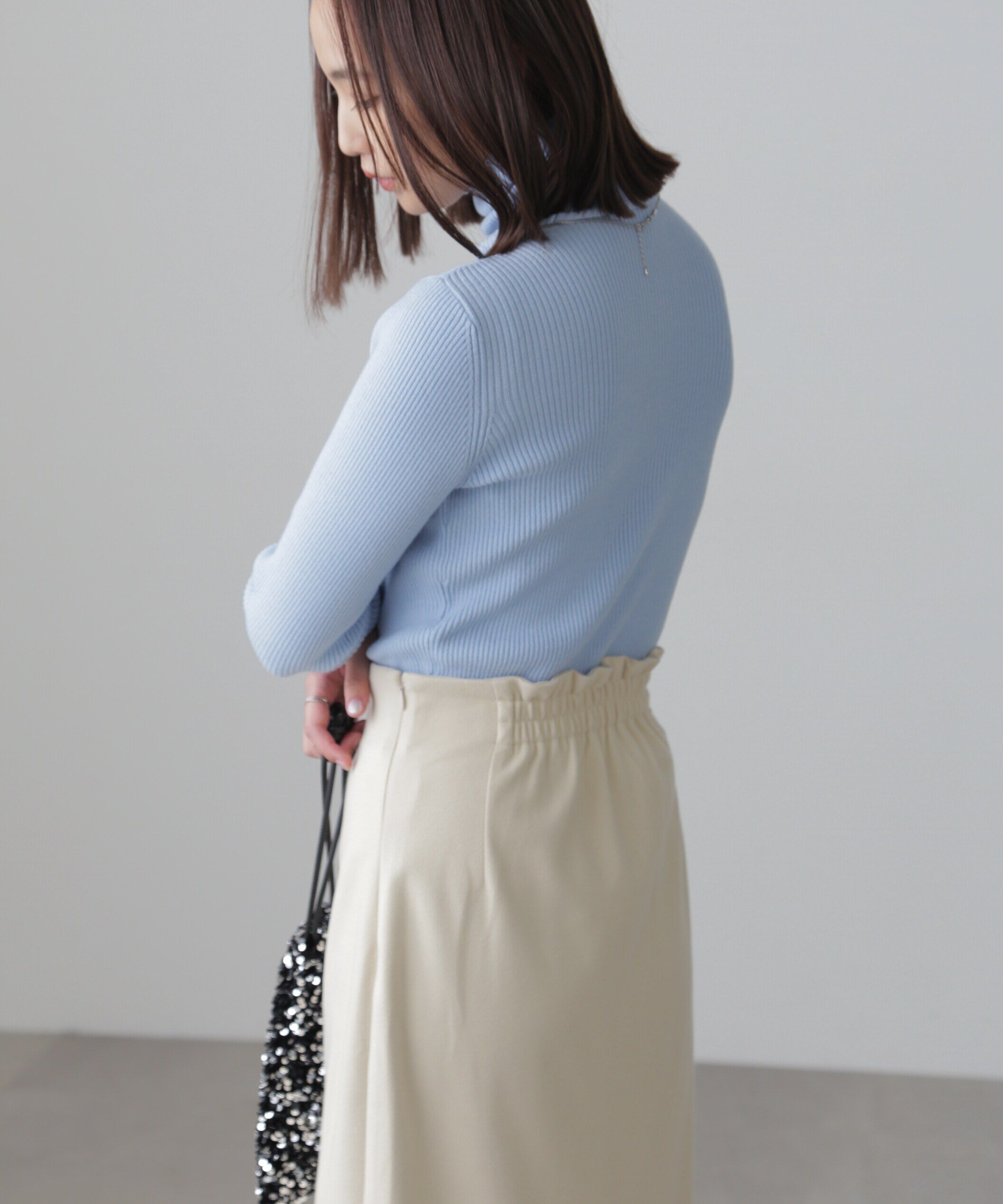  「タートルネックリブニット」|ニット・セーター|