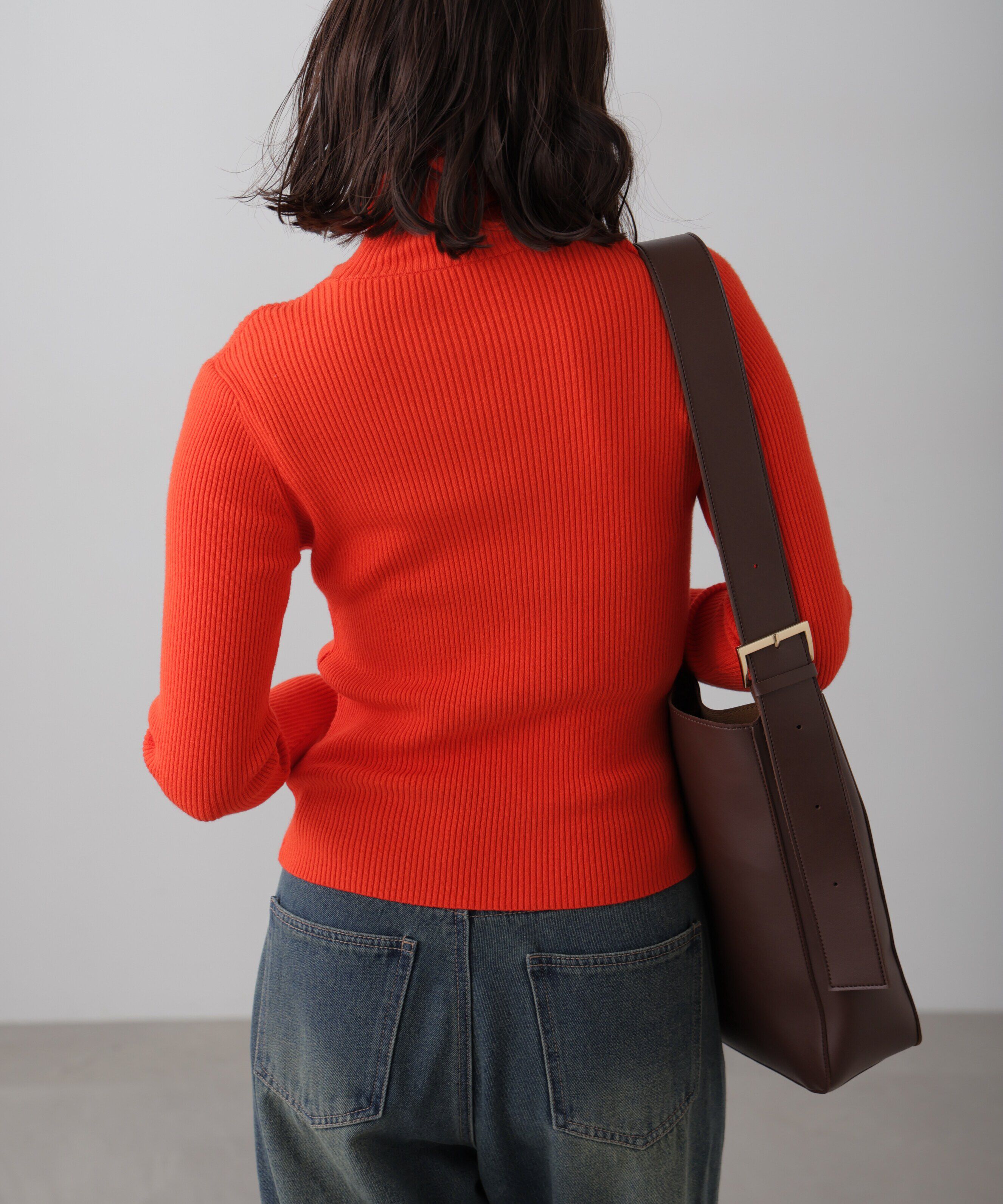  「タートルネックリブニット」|ニット・セーター|