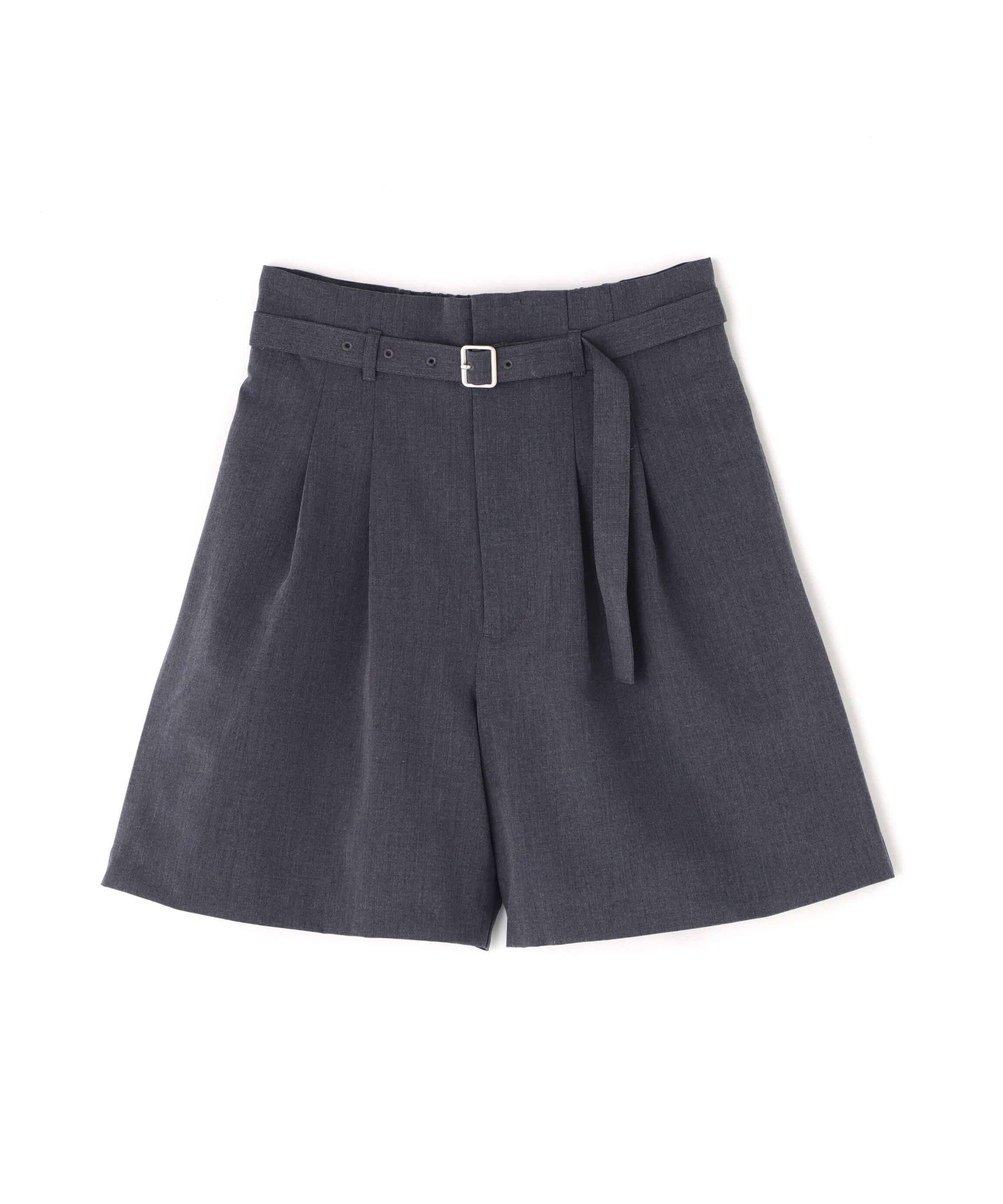  「ベルト付きダブルタックショートパンツ」|その他|