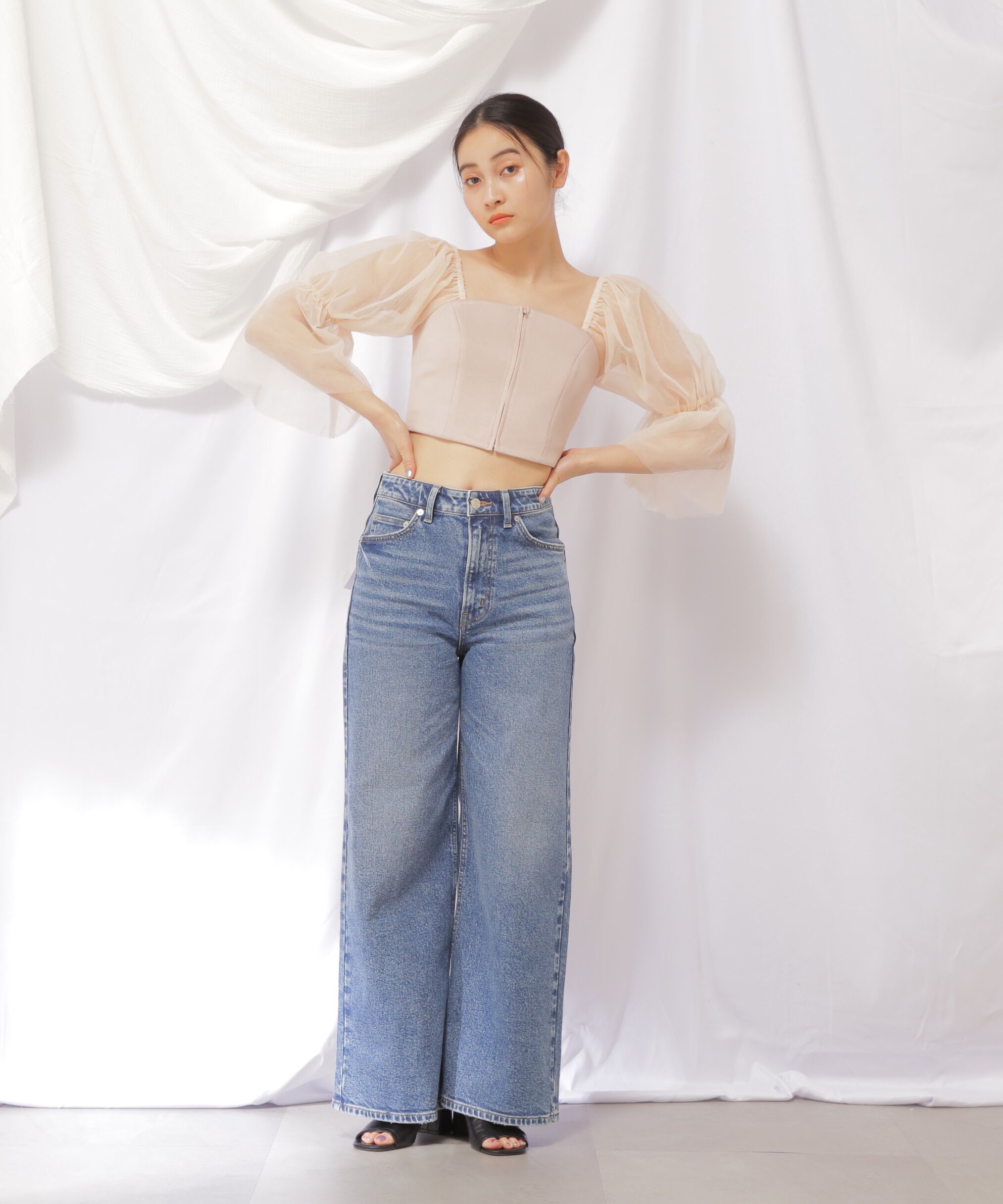  「EDWINコラボセミフレアデニムパンツ」|その他|