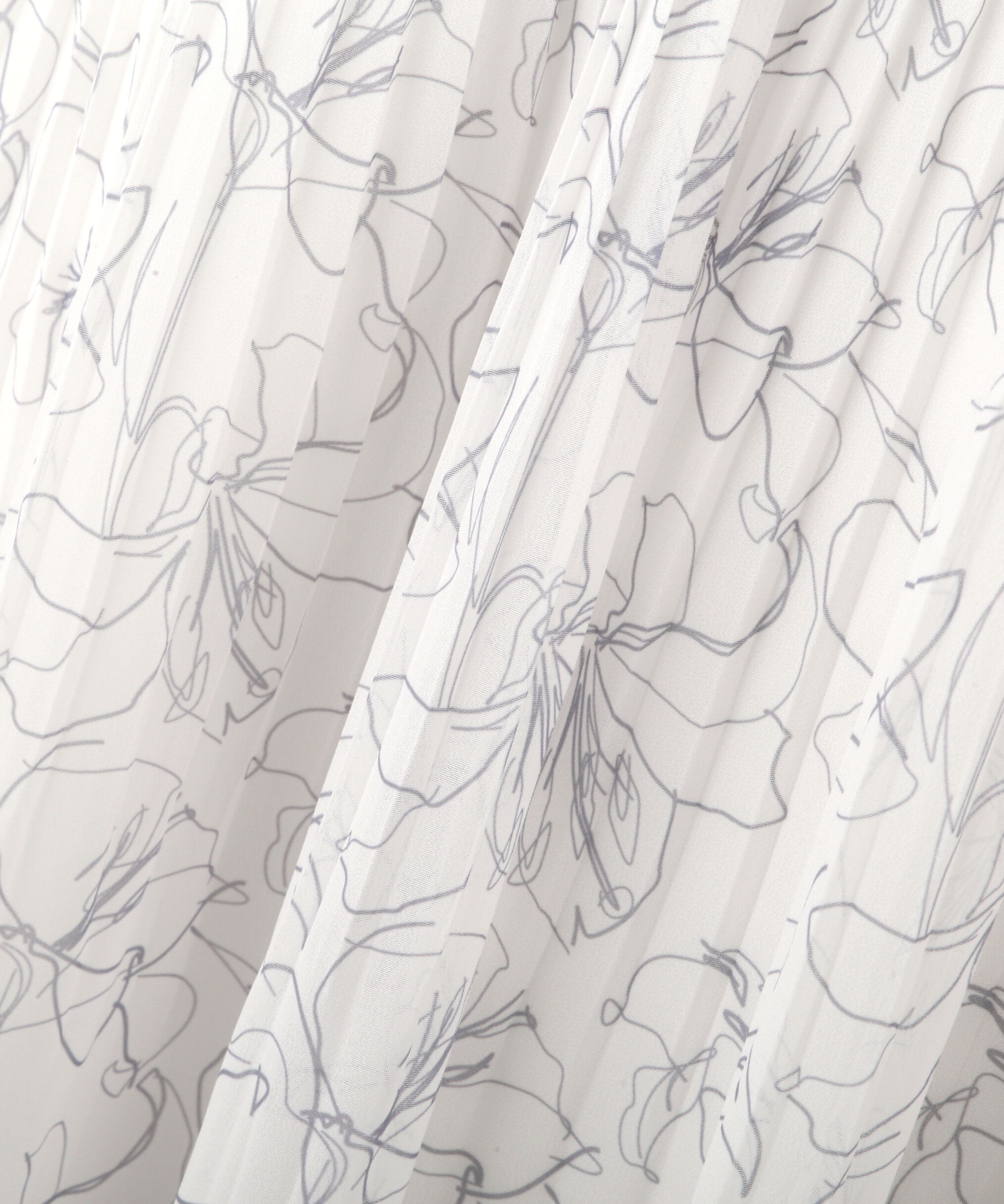  「プリーツフリルプリントワンピース」|ワンピース|