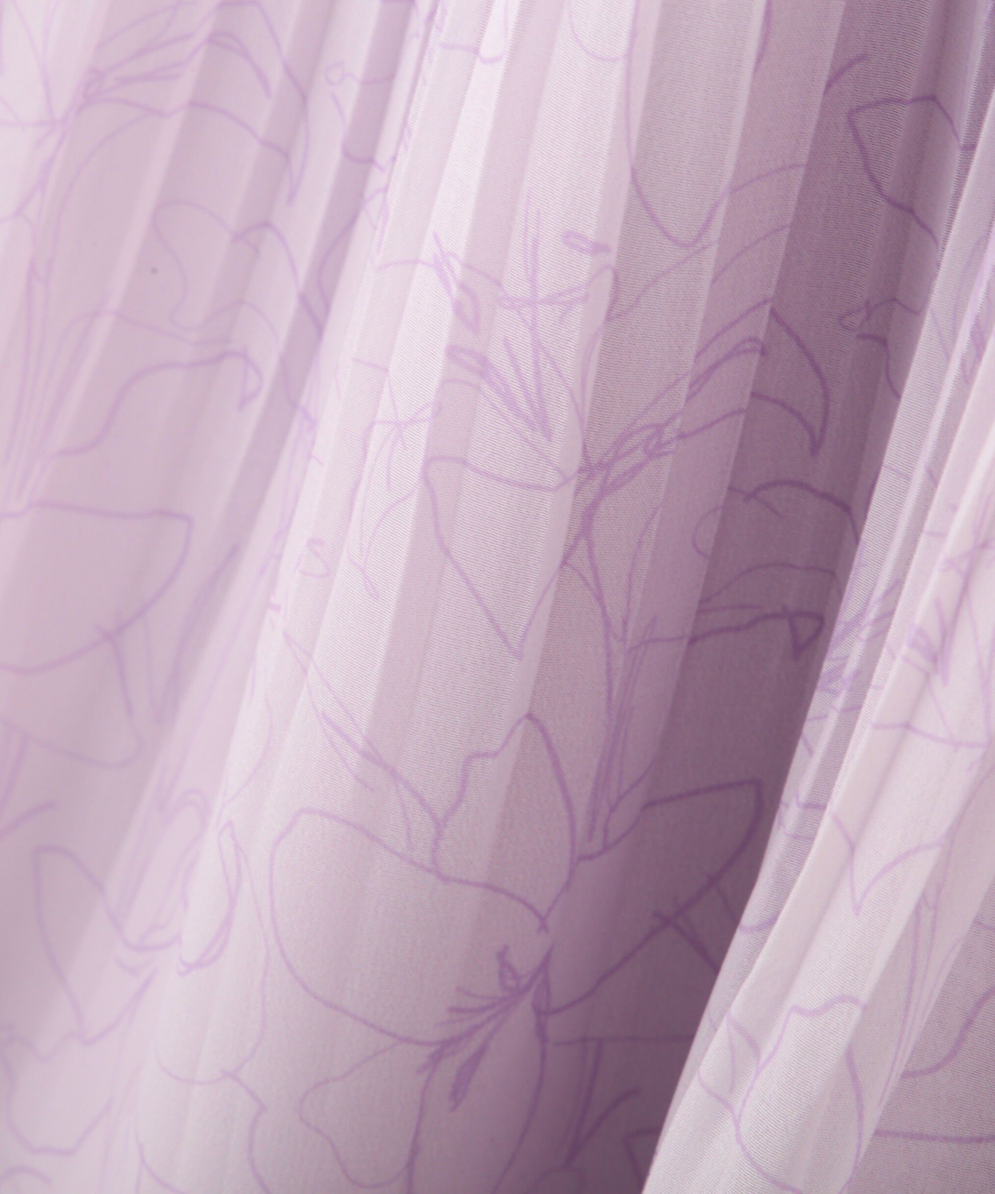  「プリーツフリルプリントワンピース」|ワンピース|