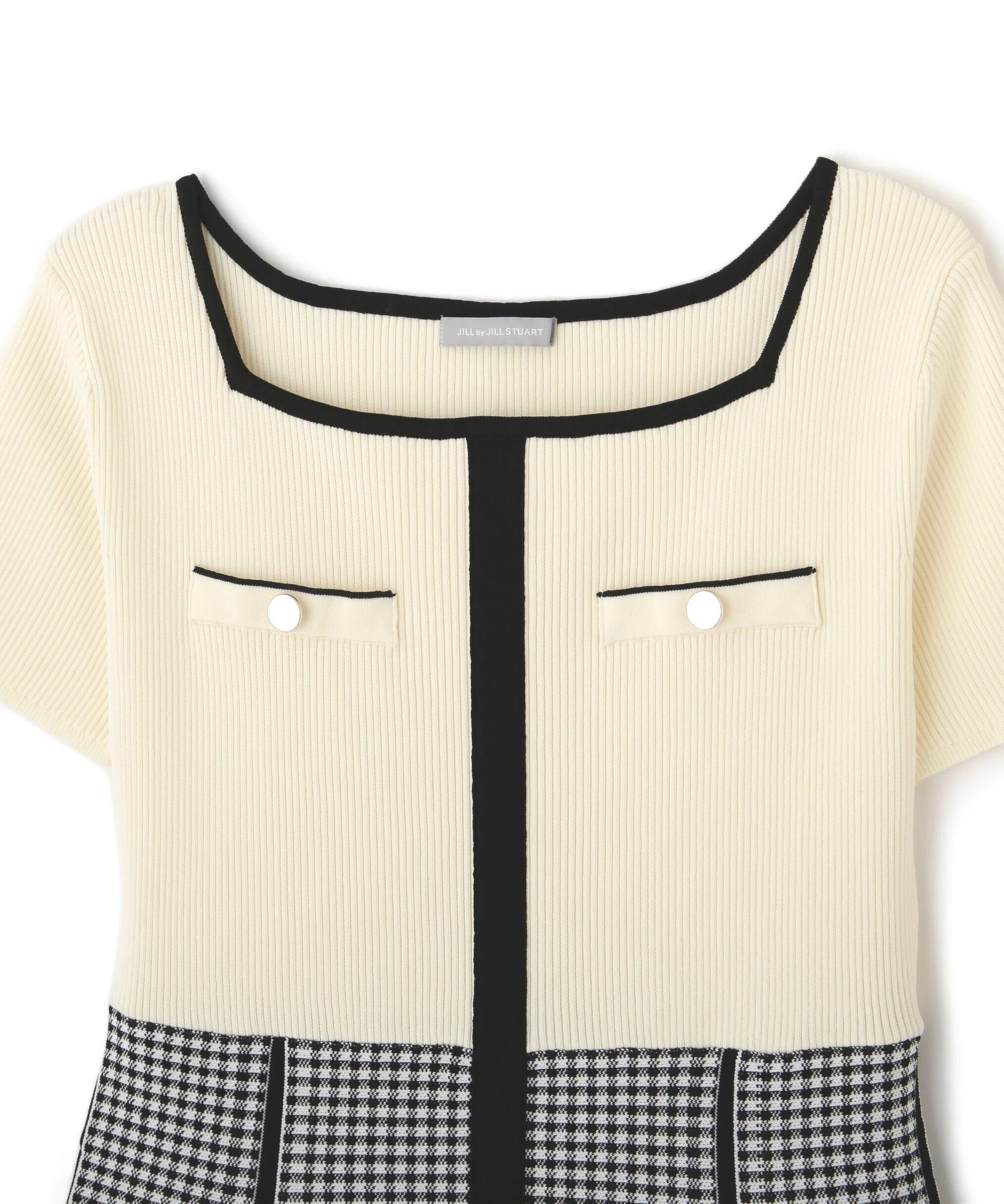  「ジャガードニットフレアワンピース」|ワンピース|