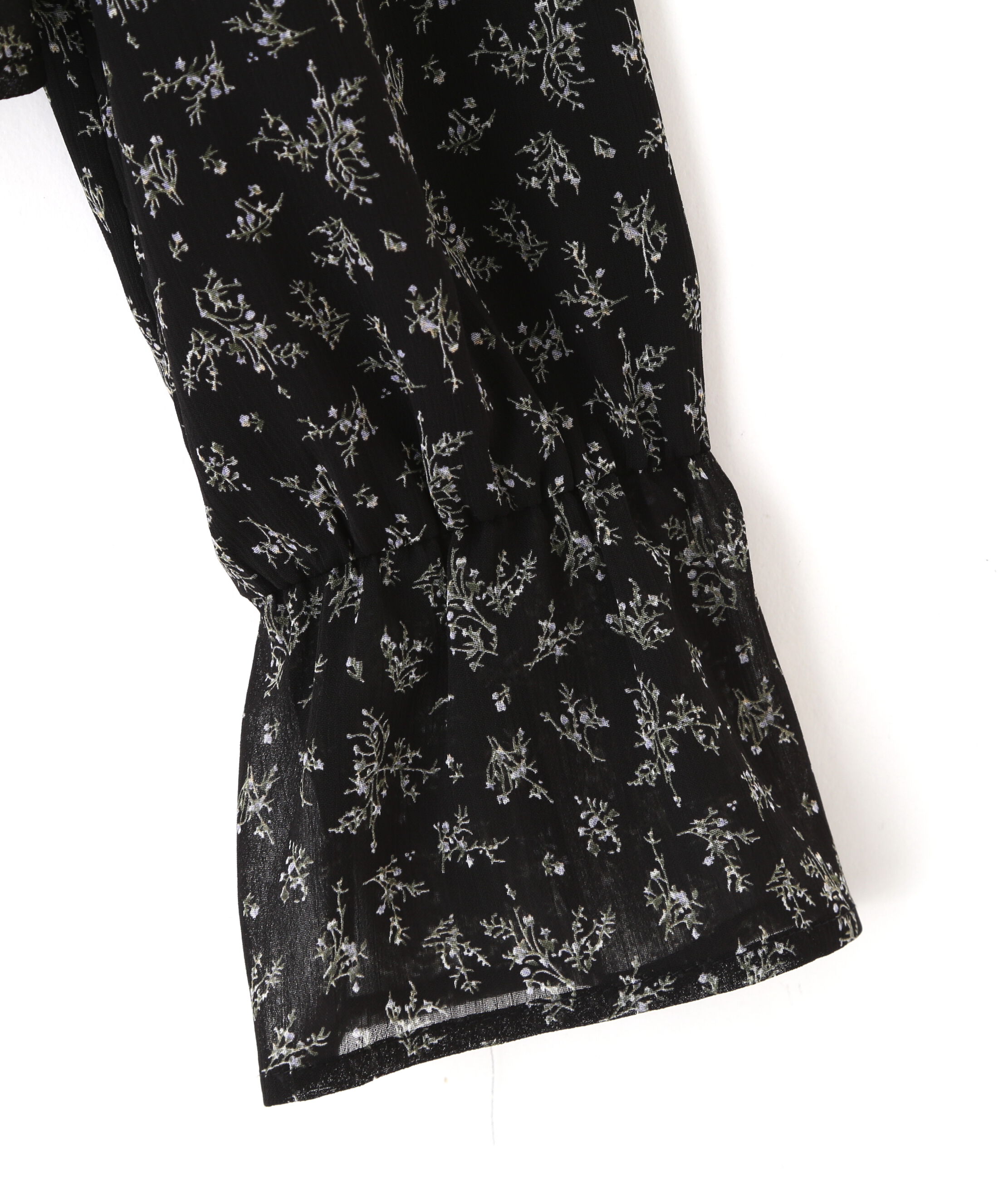  「小花プリントフリルブラウス」|シャツ・ブラウス|