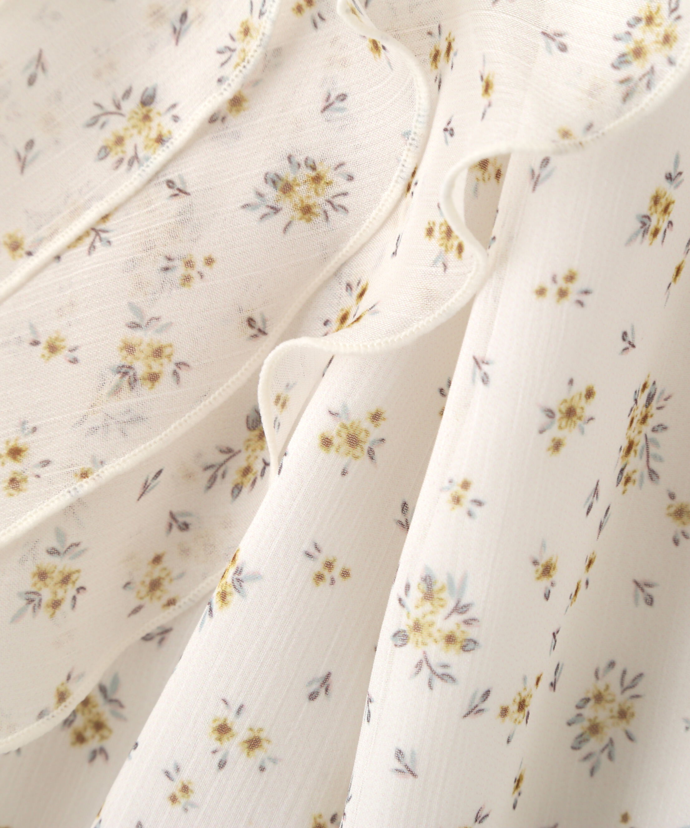  「小花プリントフリルブラウス」|シャツ・ブラウス|